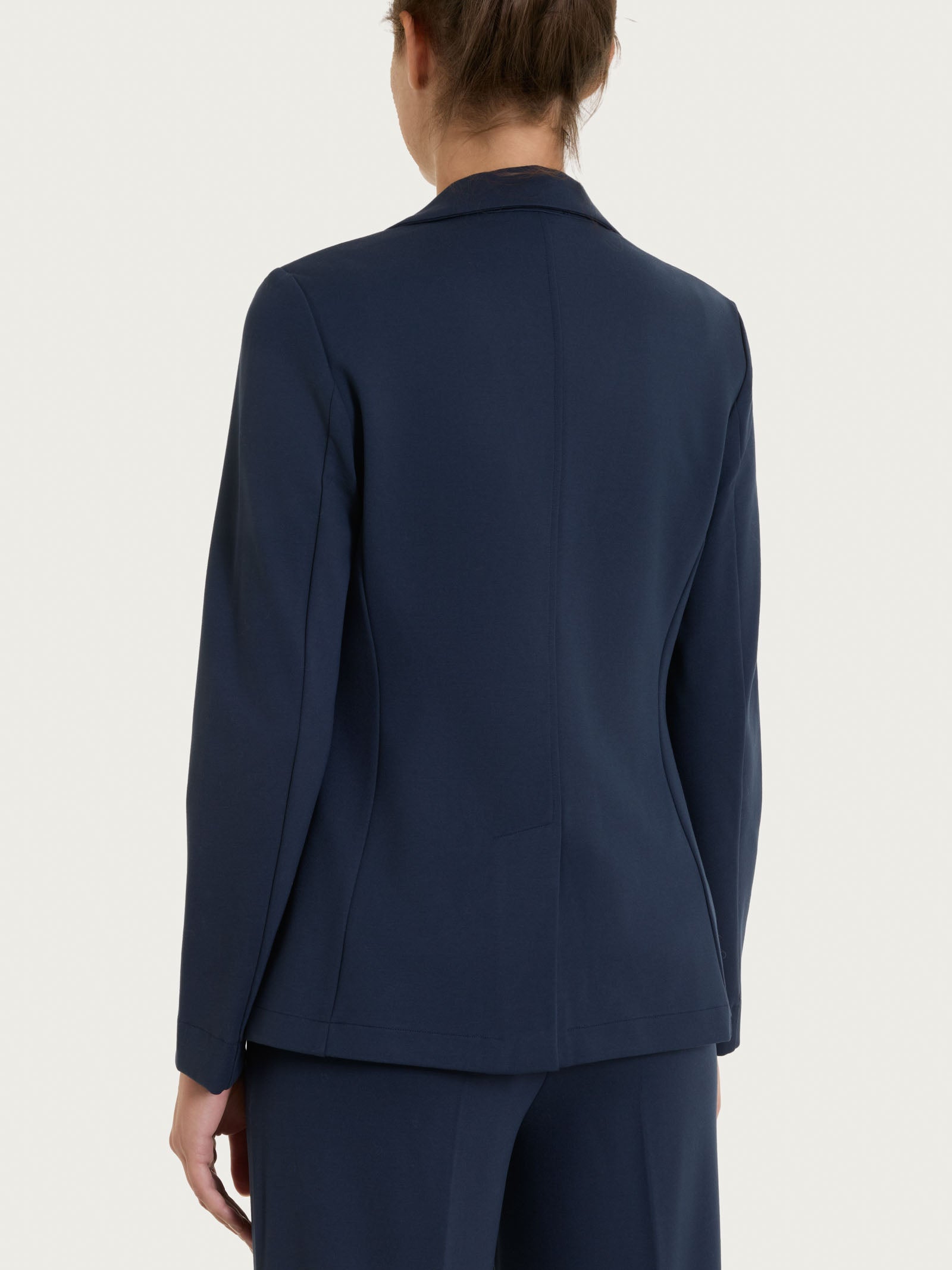 Ragno Cashmere Compact blazer 2 bottoni Bleu morbido