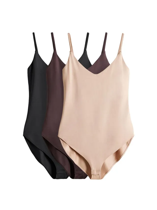 NEXT THE SET body bretelline confezione 3 poliammide morbido pelle