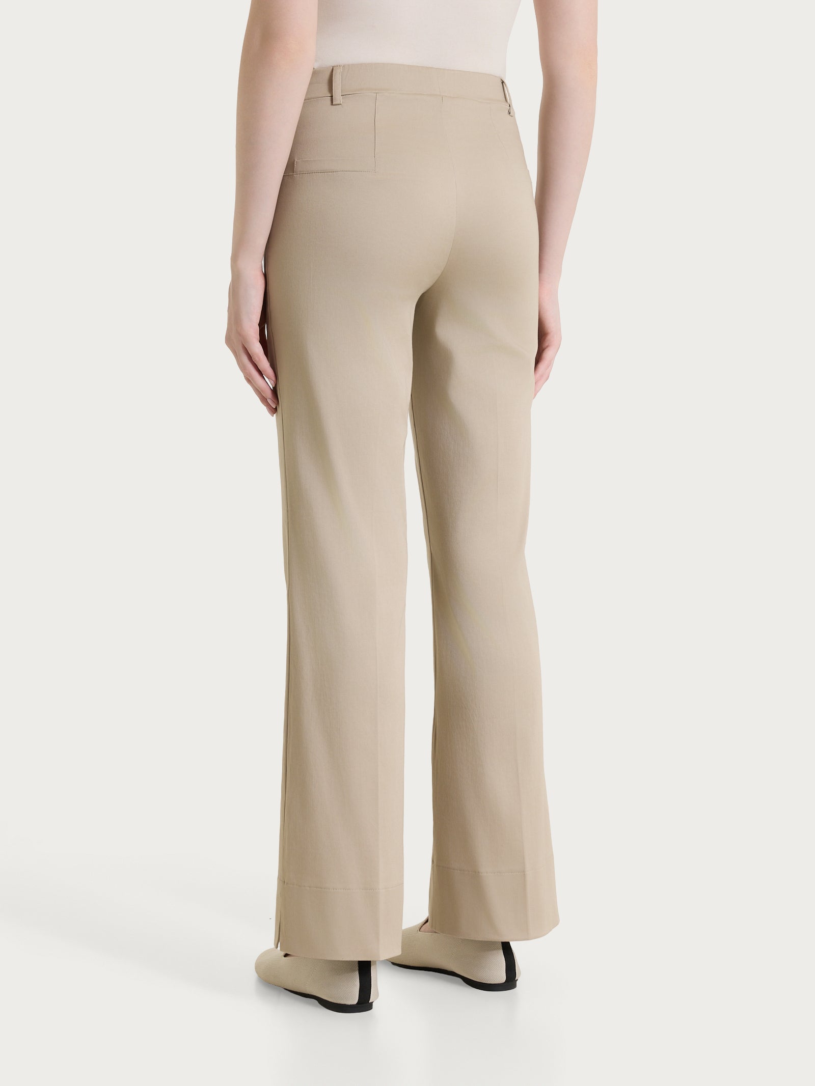 Ragno Satin Power Pantalone flare spacchetti crockery