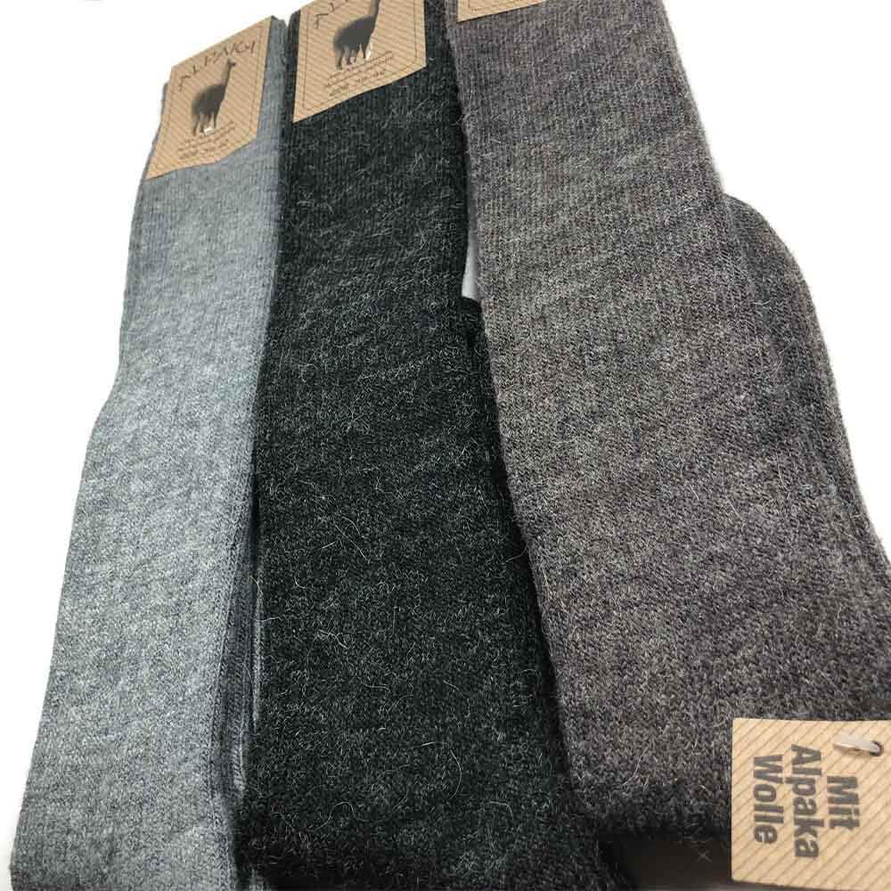 Lady C calzini lunghi lana e alpaca unisex caldi