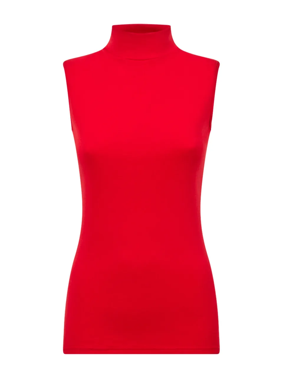 Ragno Thermo Cotton Smanicato Collo Alto Rosso caldo