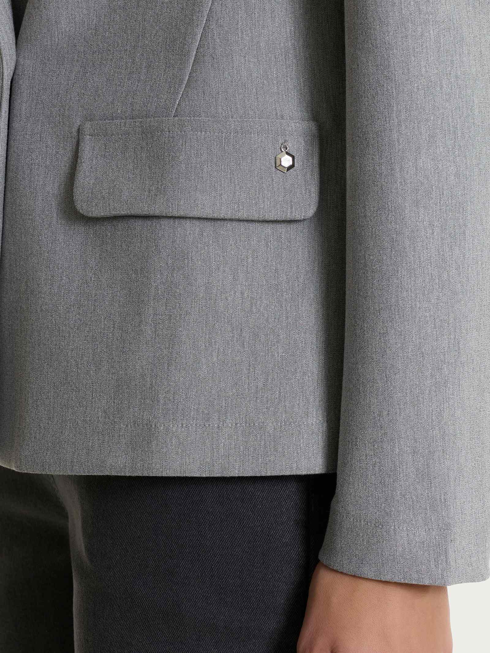 Ragno Compact blazer doppio petto Grigio Mel.