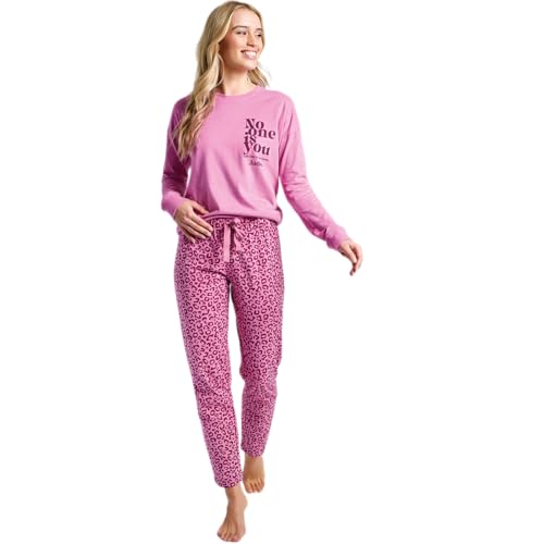 Lady C pigiama donna cotone pantalone animalier XL