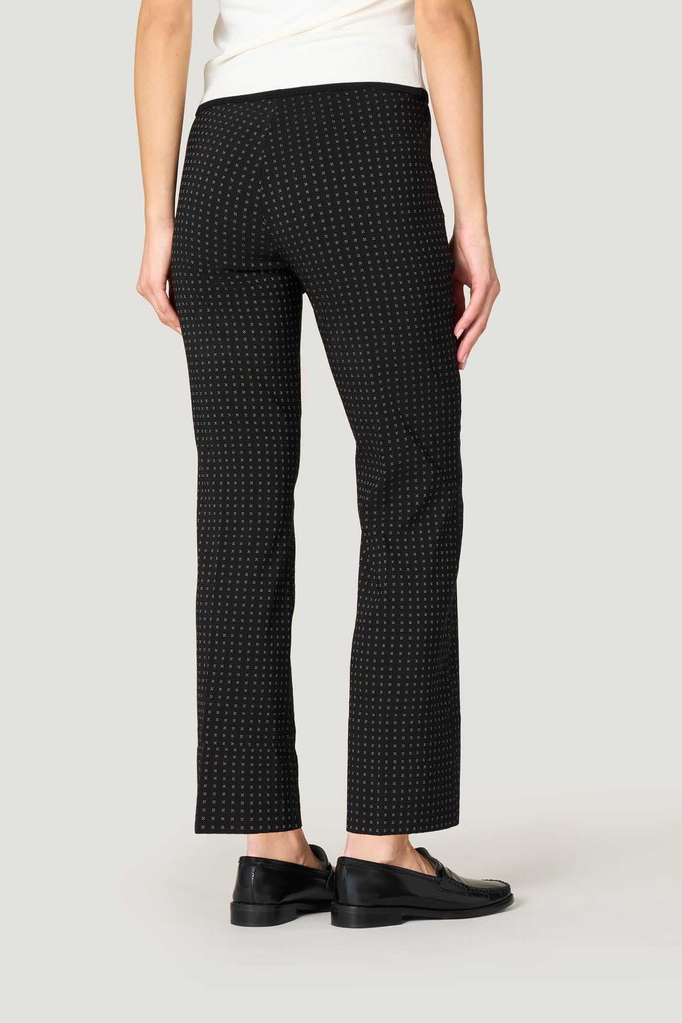 Goldenpoint Flare Cravatta leggings svasato viscosa