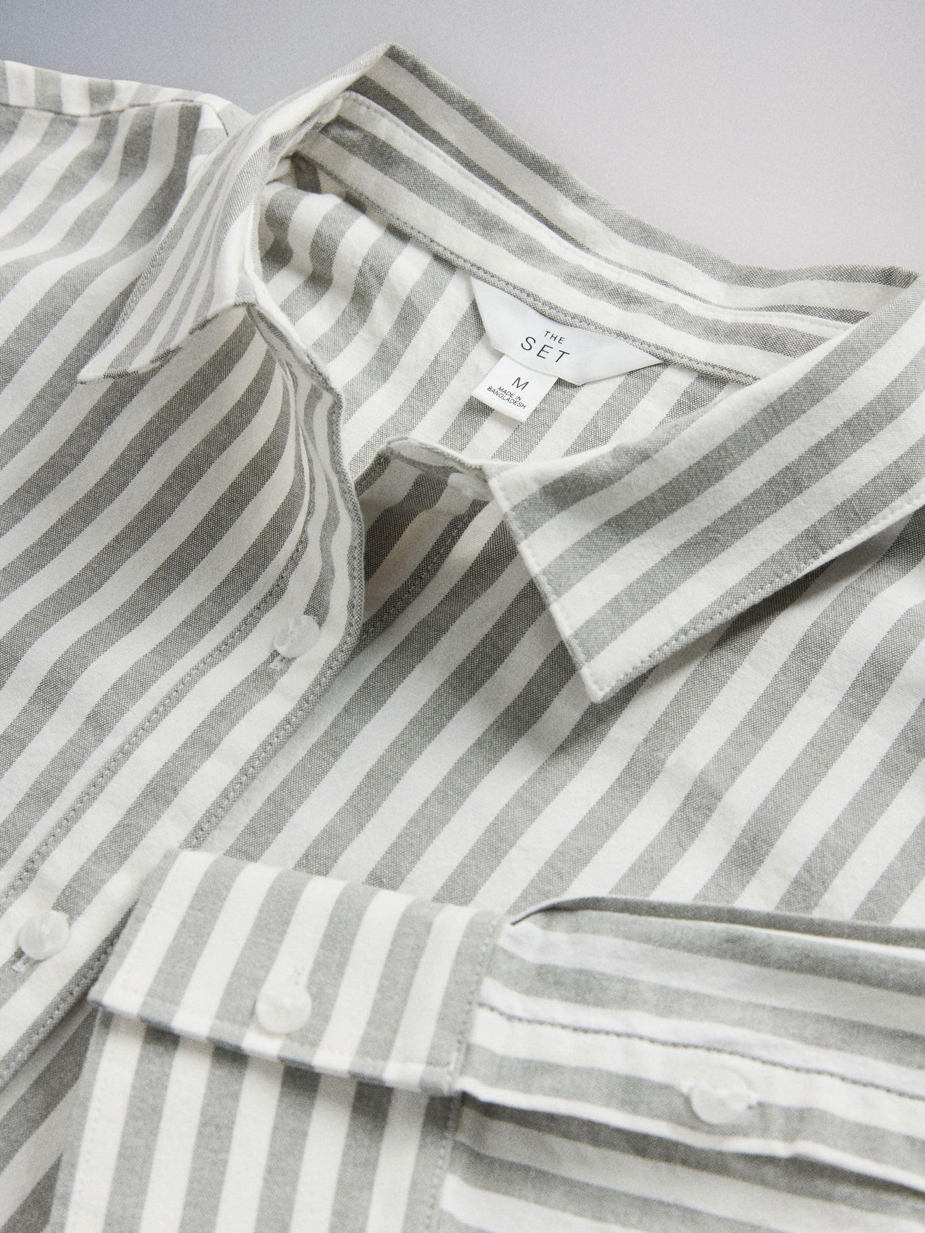 The Set Oxford camicia donna 2 pezzi cotone uso quotidiano