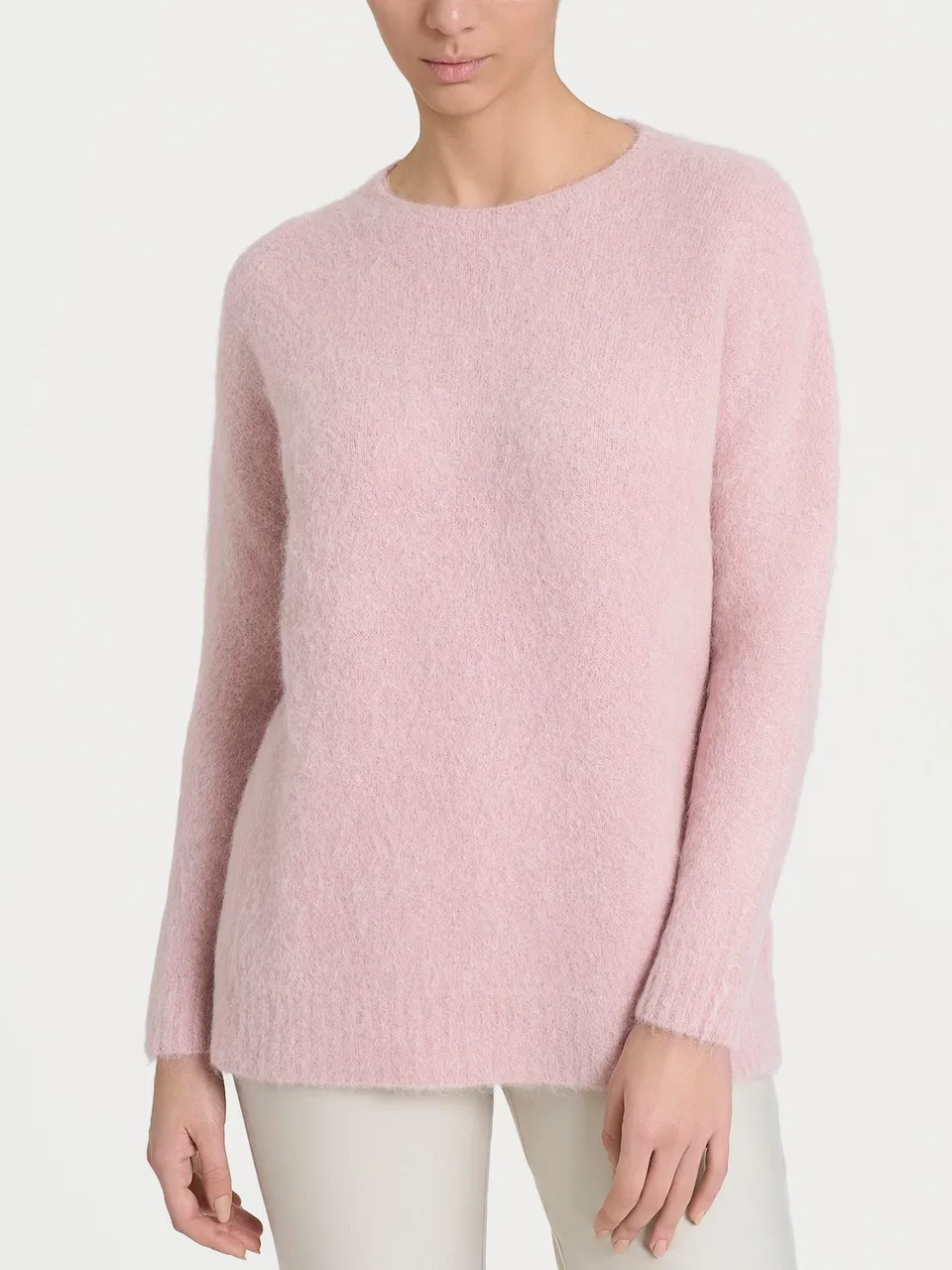 Ragno SL Maglia Girocollo Misto Alpaca Cameo Rose pullover