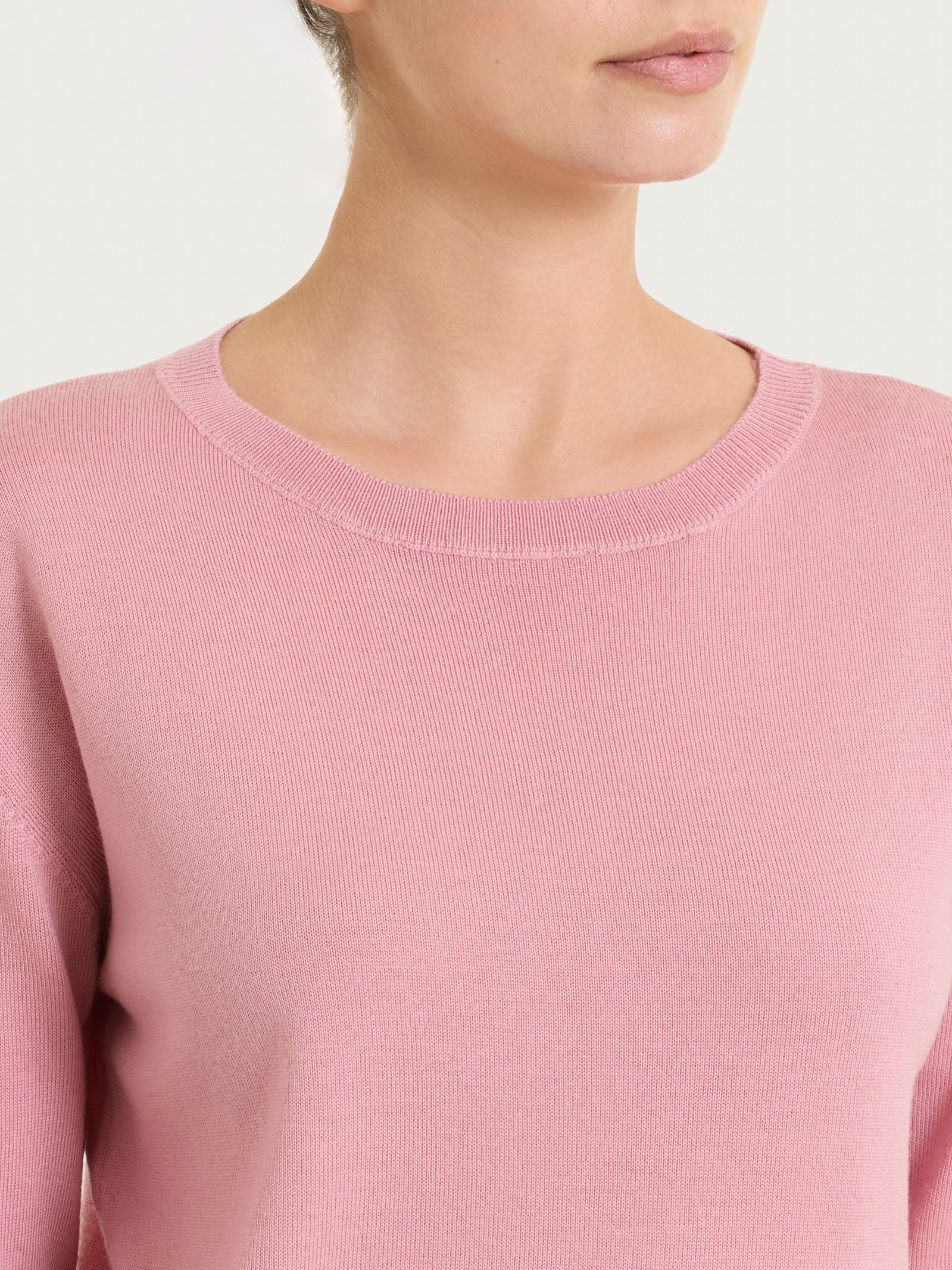 Ragno Merino Soft maglia scollo barchetta Lilas