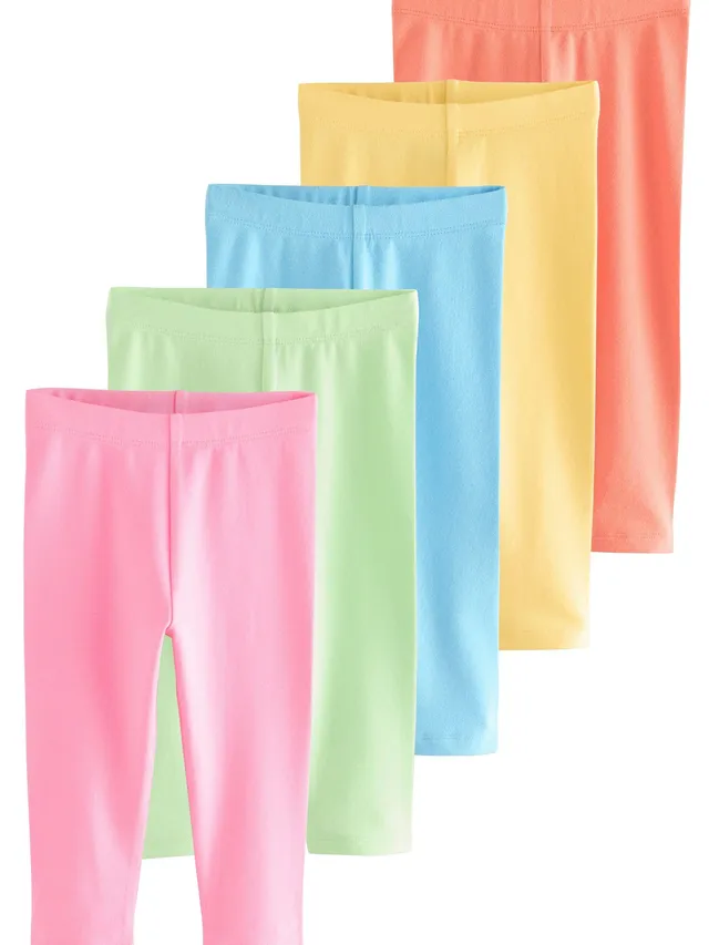 Next leggings bambina 104-110 5 pezzi elasticizzati