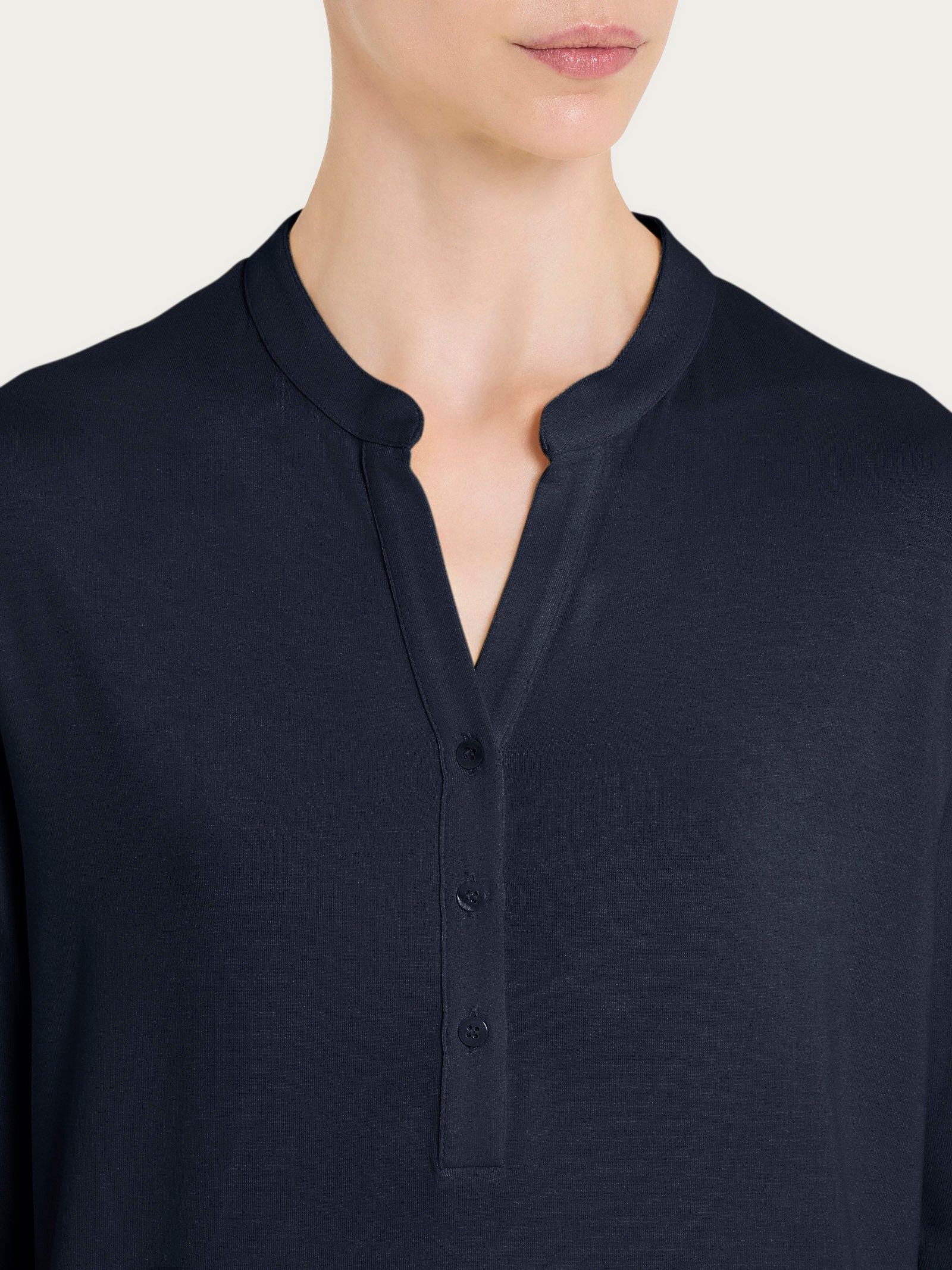 Ragno Viscosa Summer maglietta blu manica 3/4