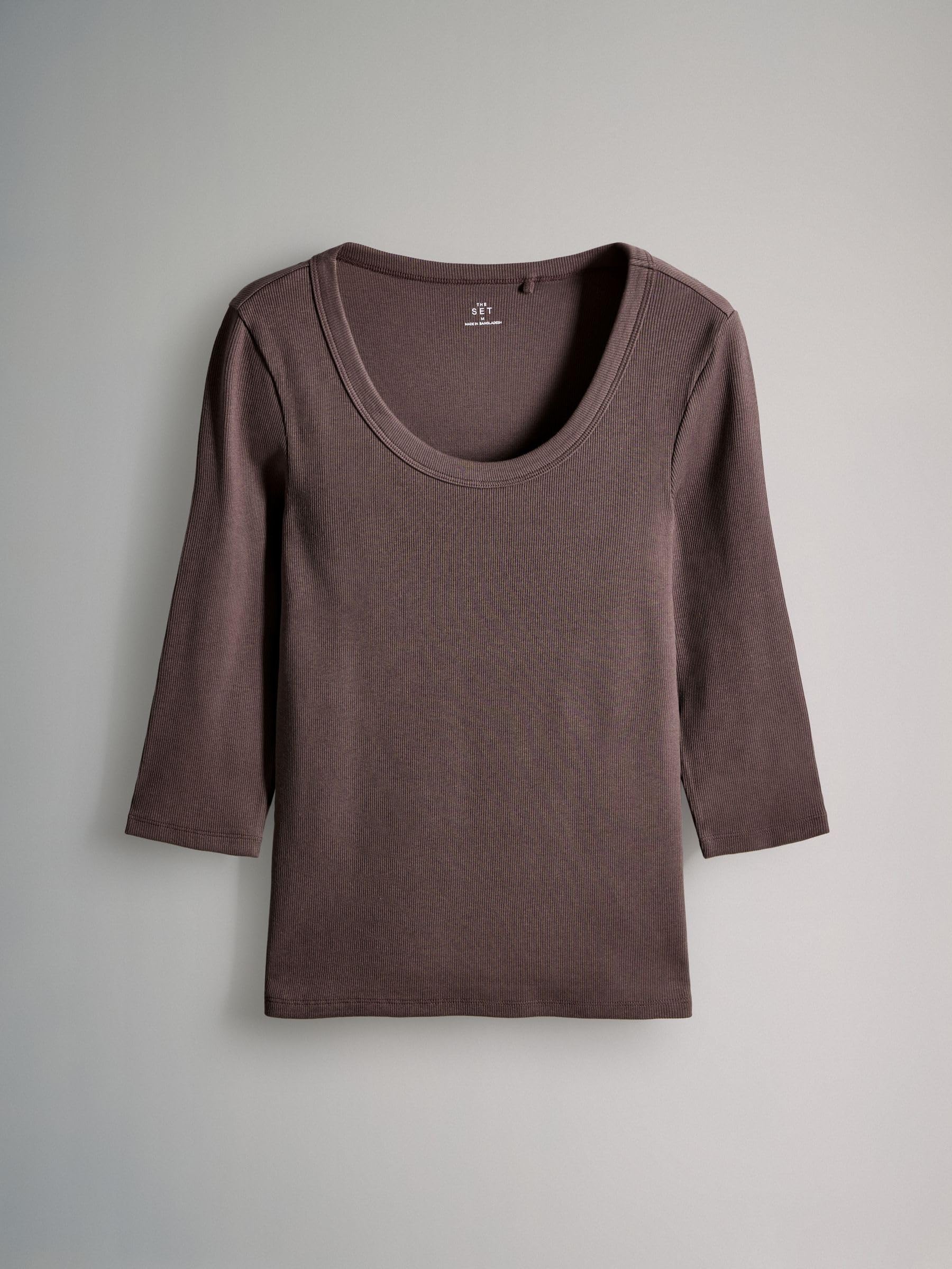 Geo Next The Set T-shirt coste scollo rotondo manica 3/4 da 4
