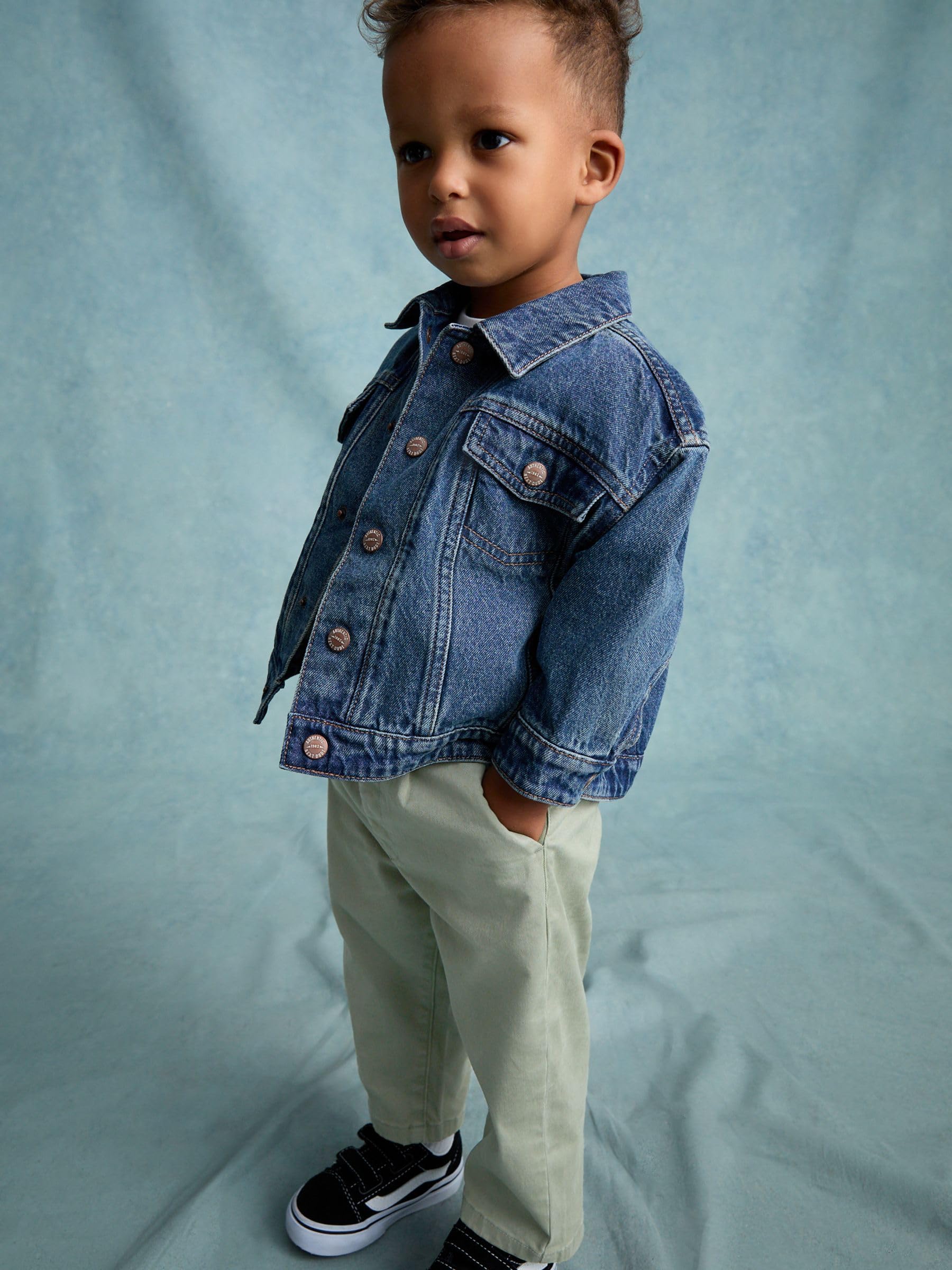Next giacca jeans bambino 100% cotone 18-24 mesi
