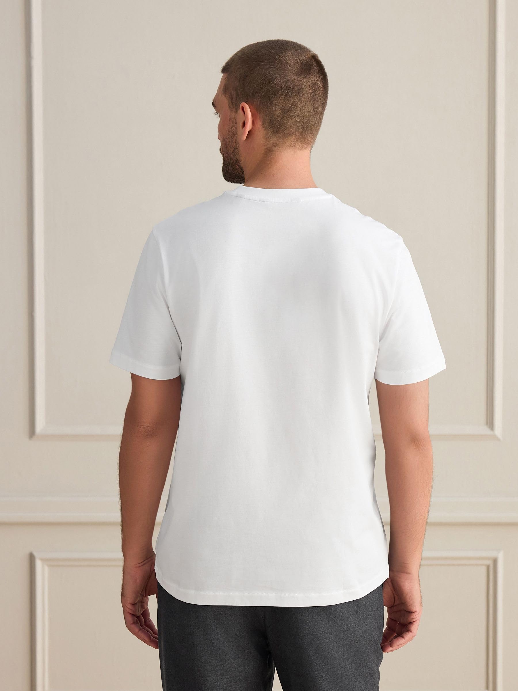 Next Signature T-Shirt Cotone Supima Uomo Bianca
