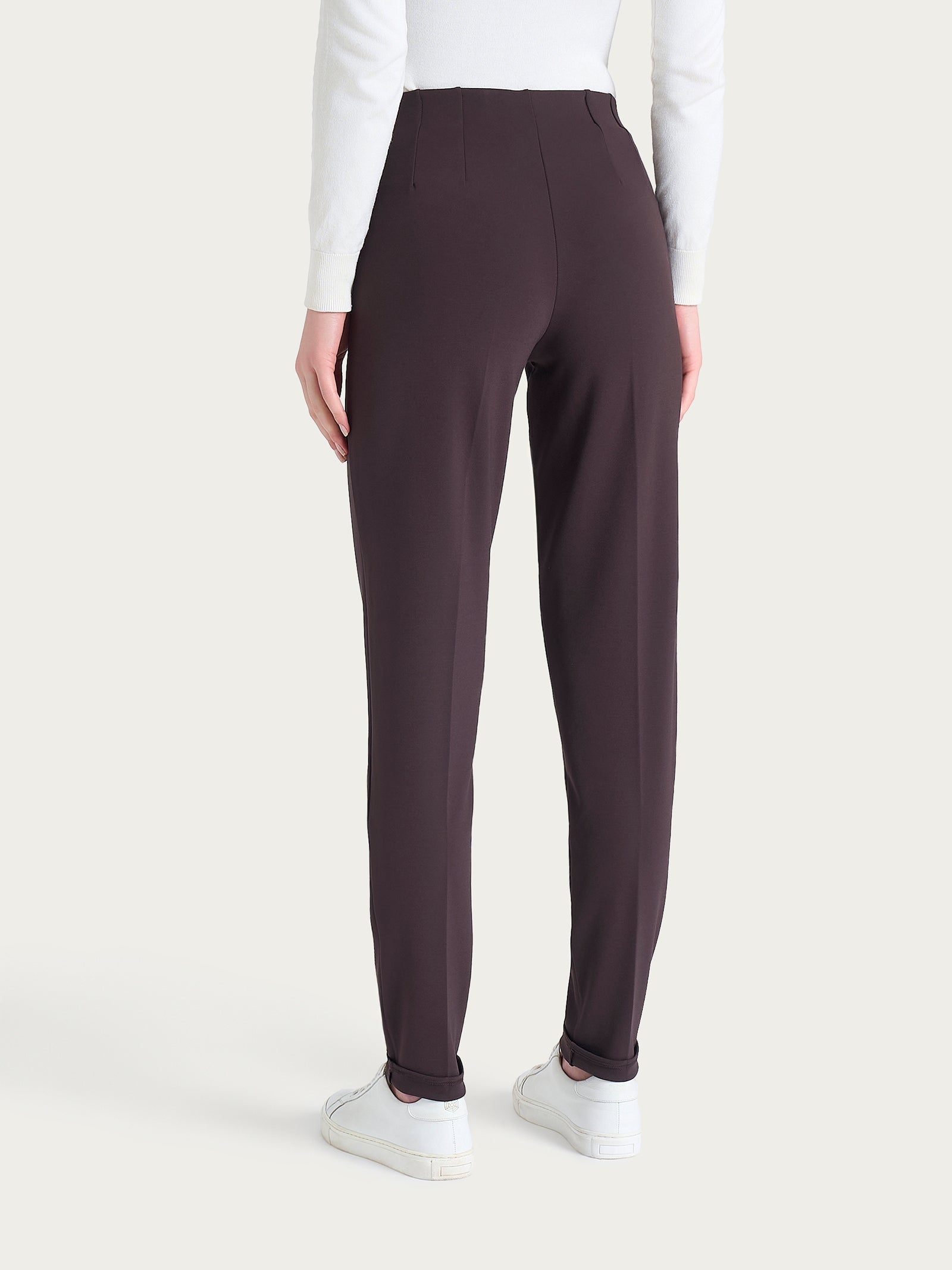 Ragno Cashmere Compact Pantalone Sigaretta Chocolate Torte skinny
