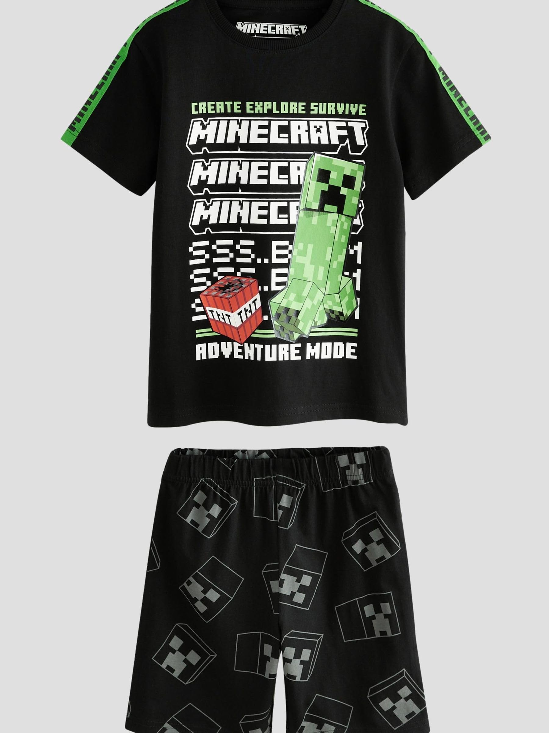 Next Minecraft pigiama corto ragazzo 116 2 pezzi cotone