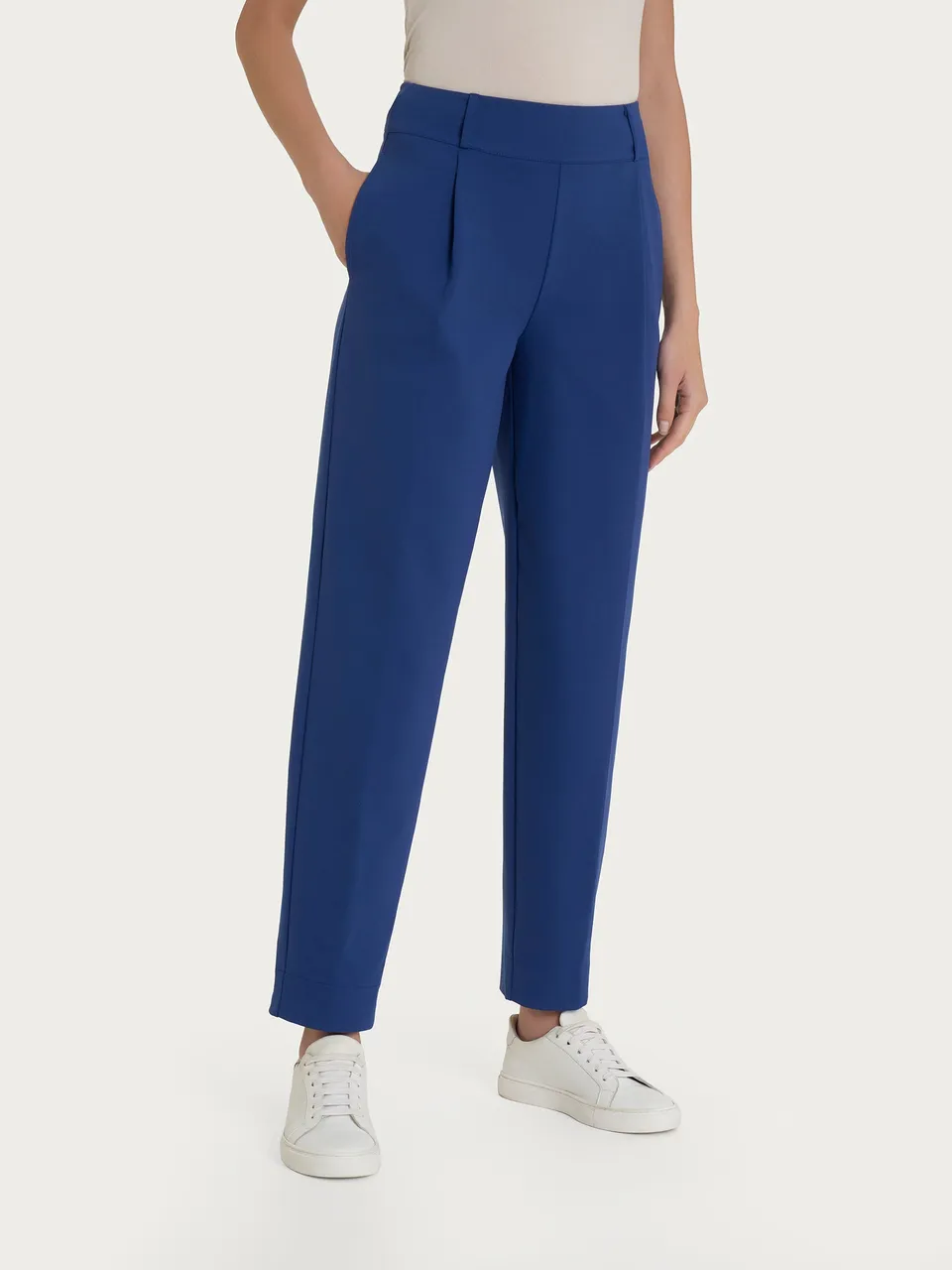 Ragno Compact Light Pantalone Carota Blueberry tasche