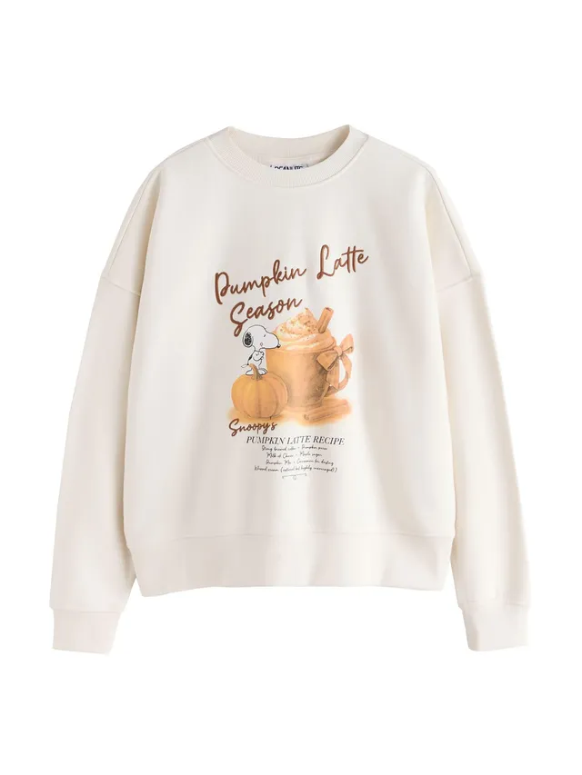 Next Pumpkin Latte Snoopy felpa donna M