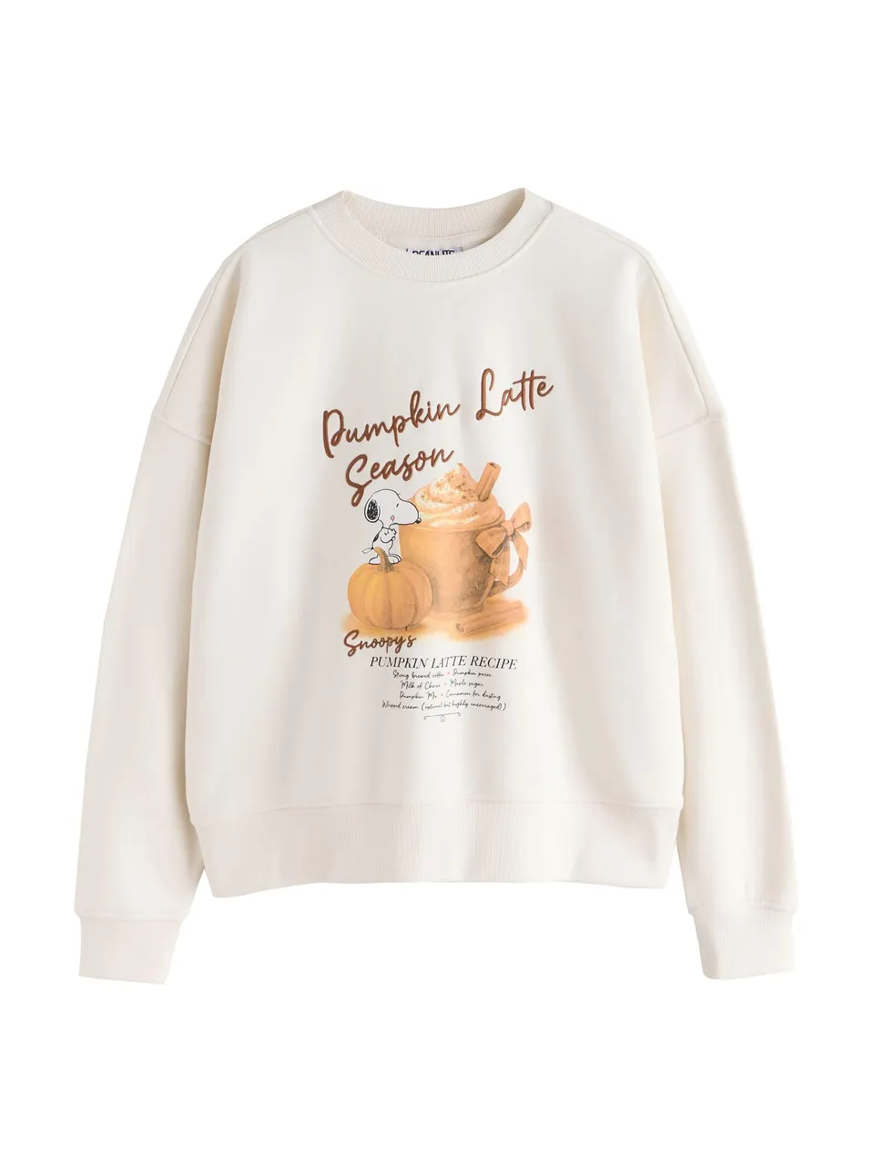 Next Pumpkin Latte Snoopy felpa donna M