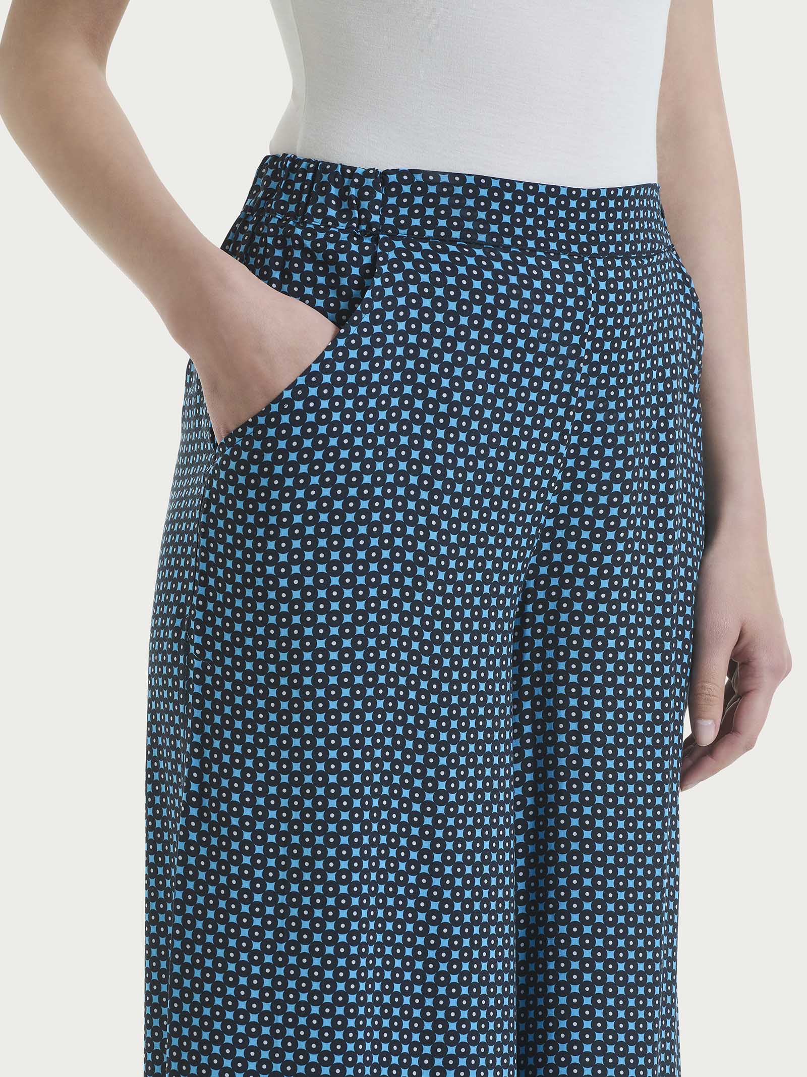 Ragno EcoSeta pantalone a palazzo Aquarius