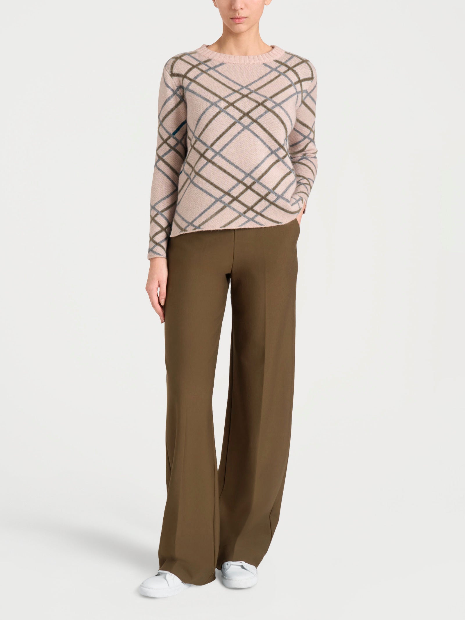 Ragno Natural Soft maglia barchetta fantasia zenzero