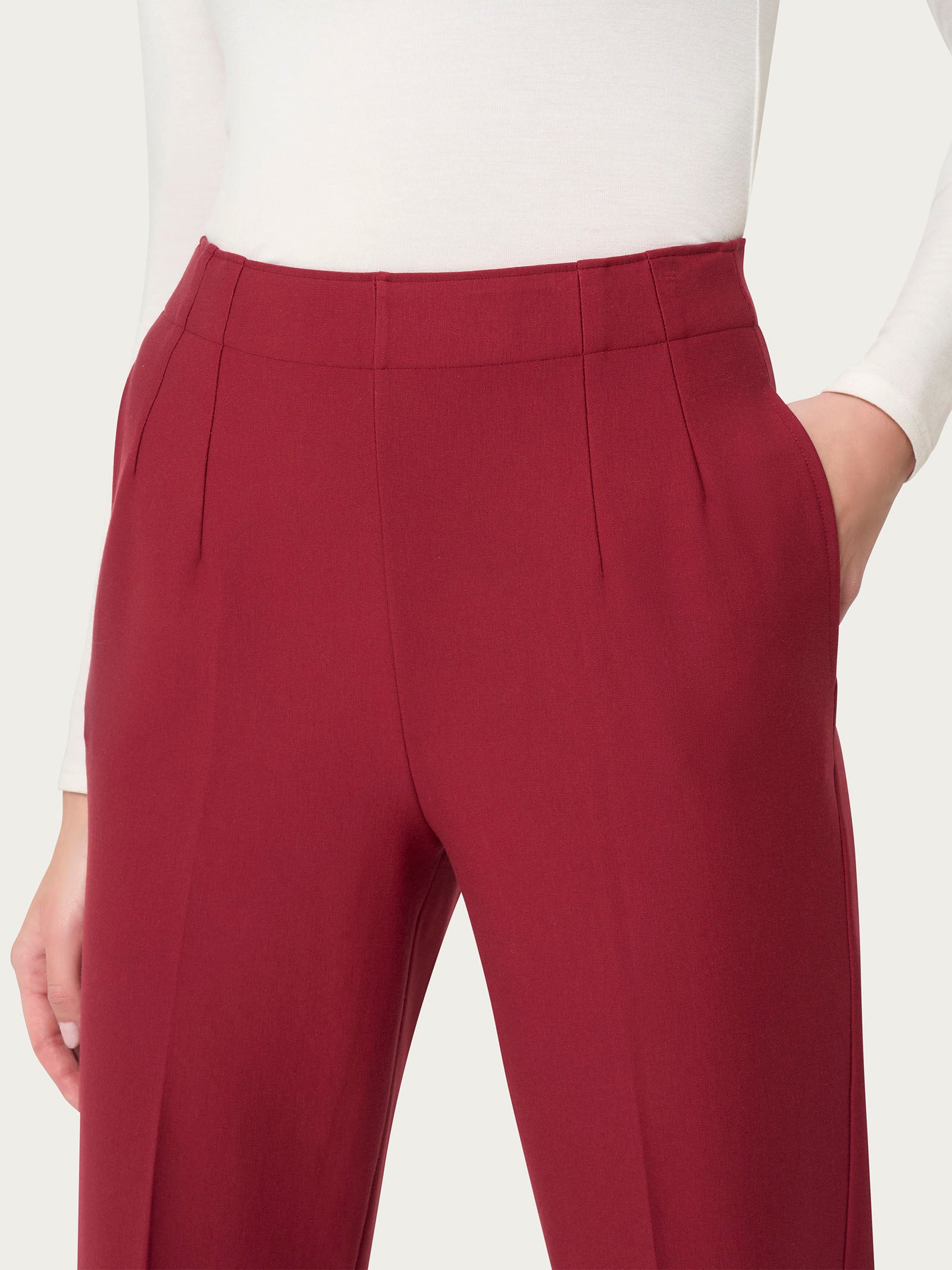 Ragno Compact Pantalone Dritto The Straight Leg Tibetan Red