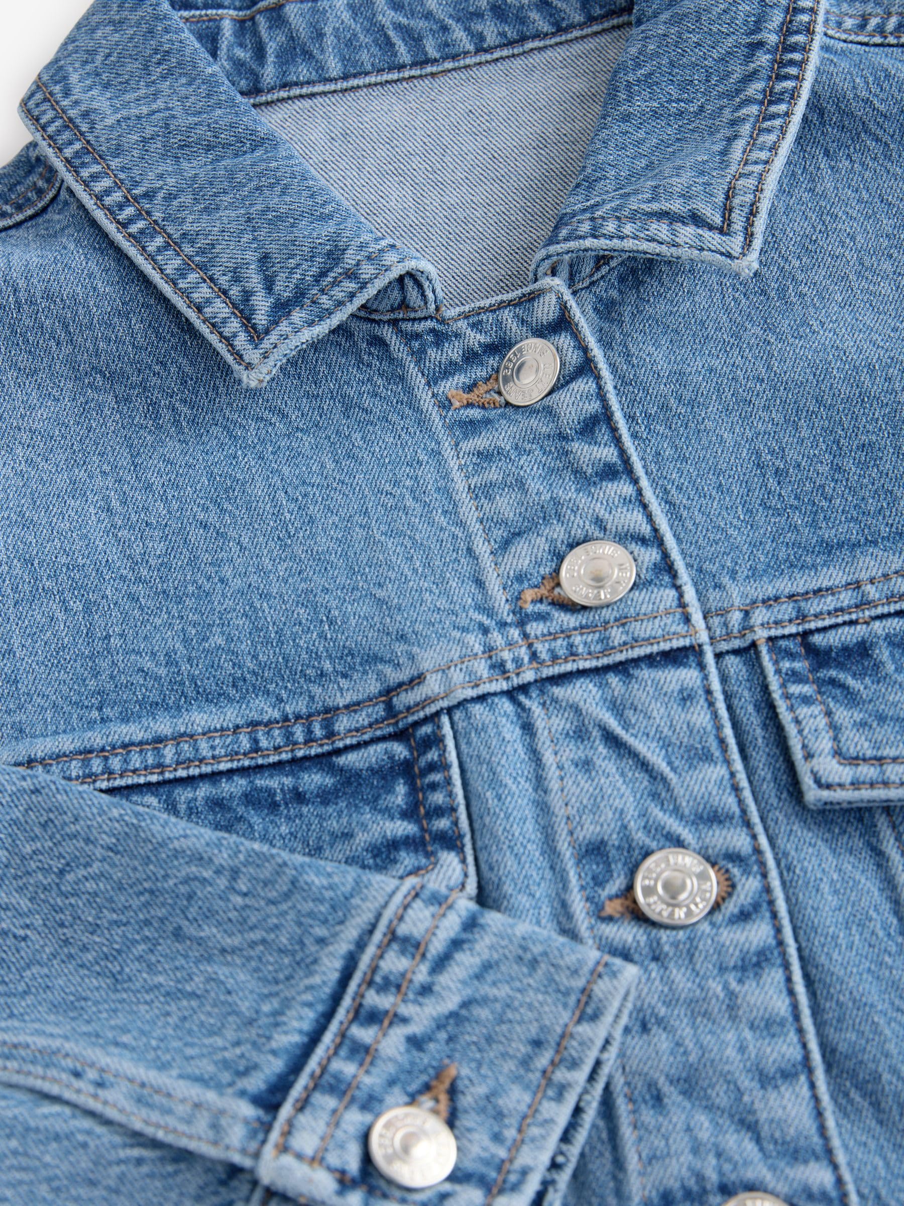 Next giacca denim donna 46 misto cotone comoda