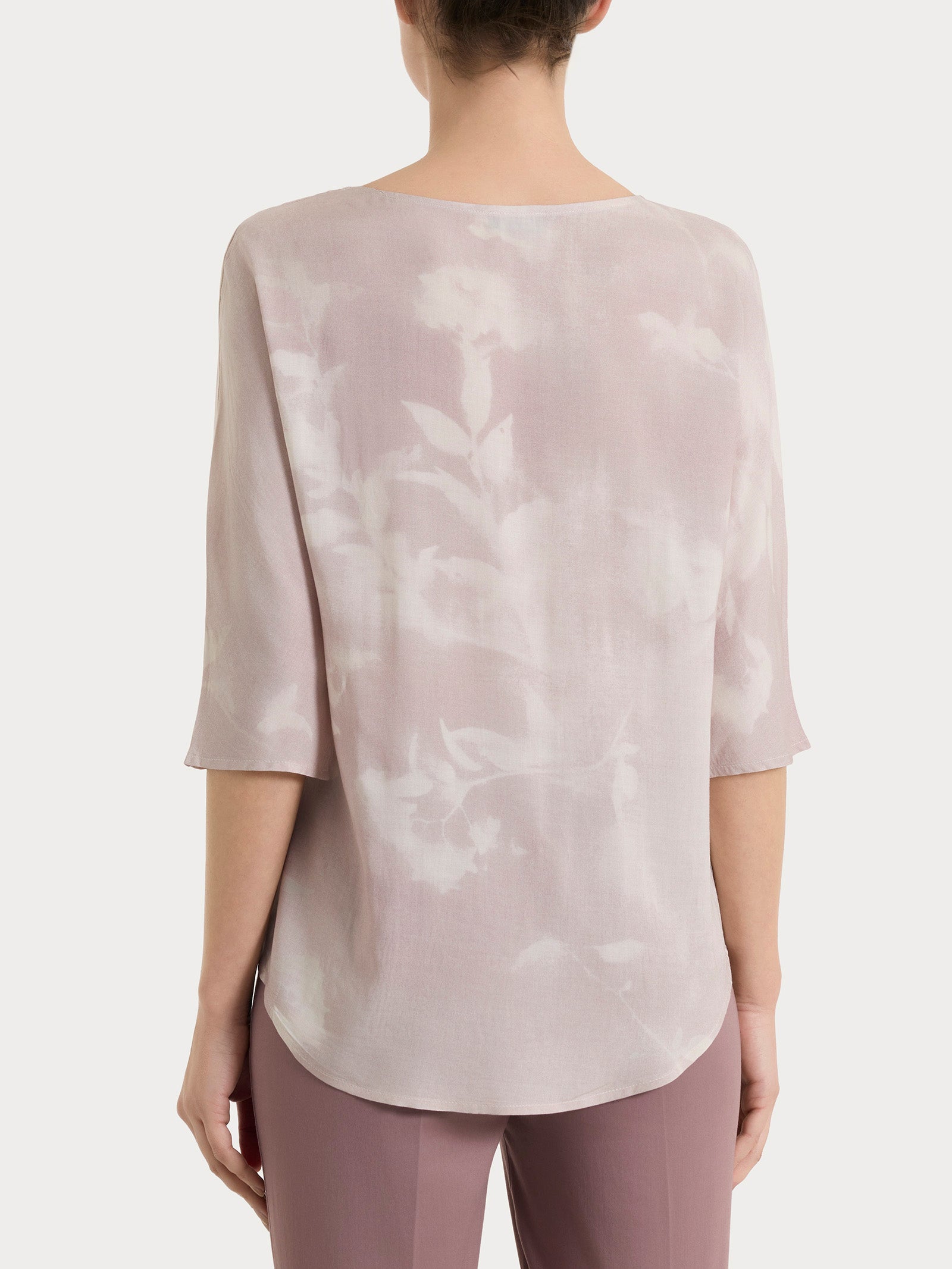 Ragno EcoSeta Blusa Manica 3/4 Champignon in viscosa