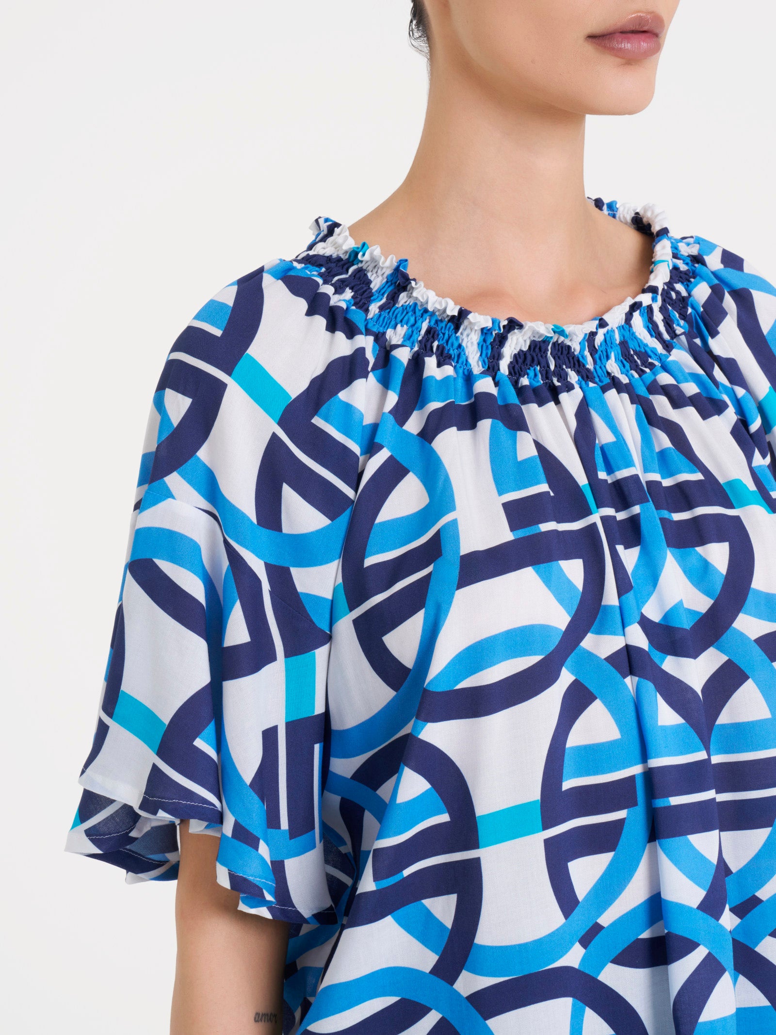 Ragno EcoSeta Maxi T-shirt maglietta Fant.Bianco