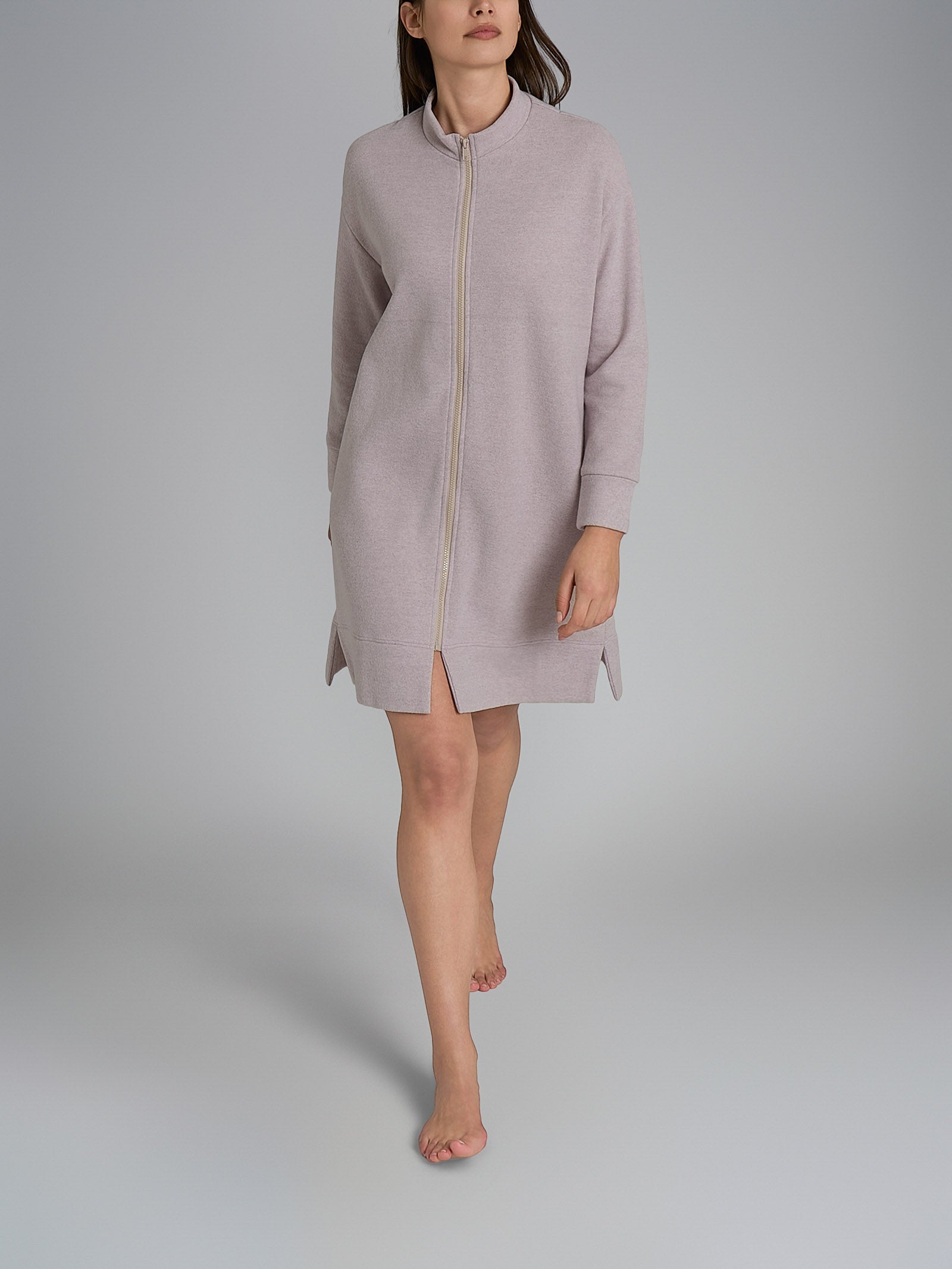 Ragno Sweet Emotion Vestaglia Zip Cotone Mirtillo