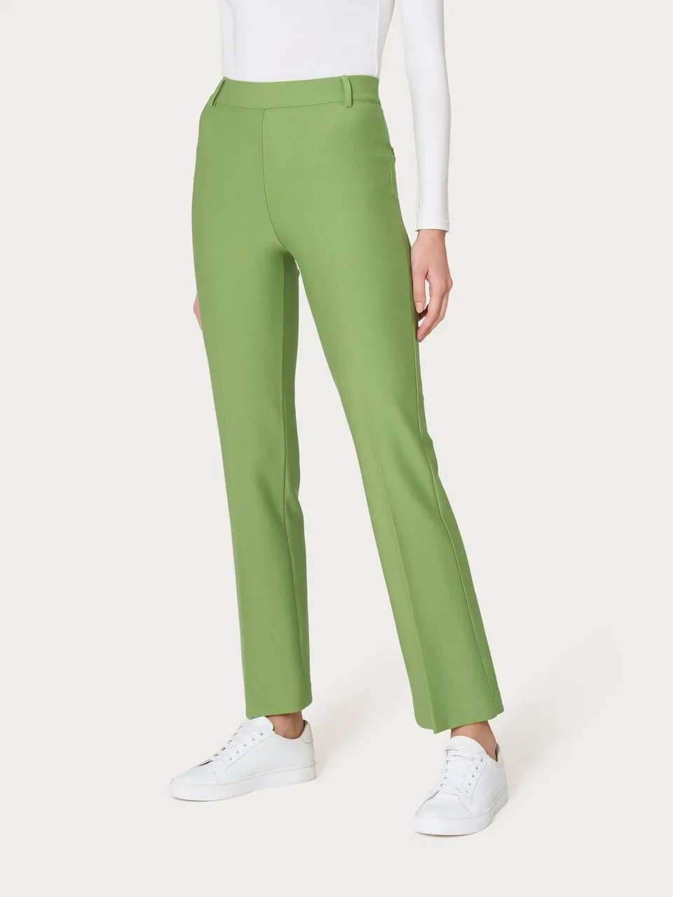 Ragno Compact pantalone flare Piquant Green