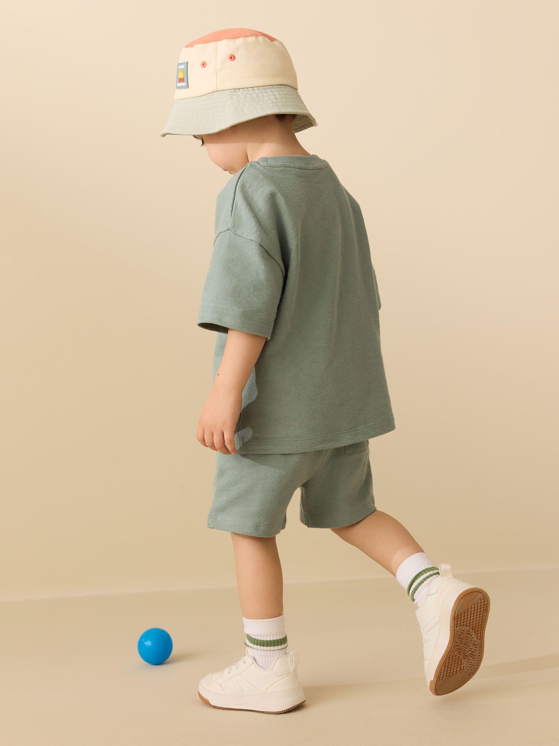 Geo Next Set 3 Pezzi Maglietta Shorts 80-86 Uso Quotidiano