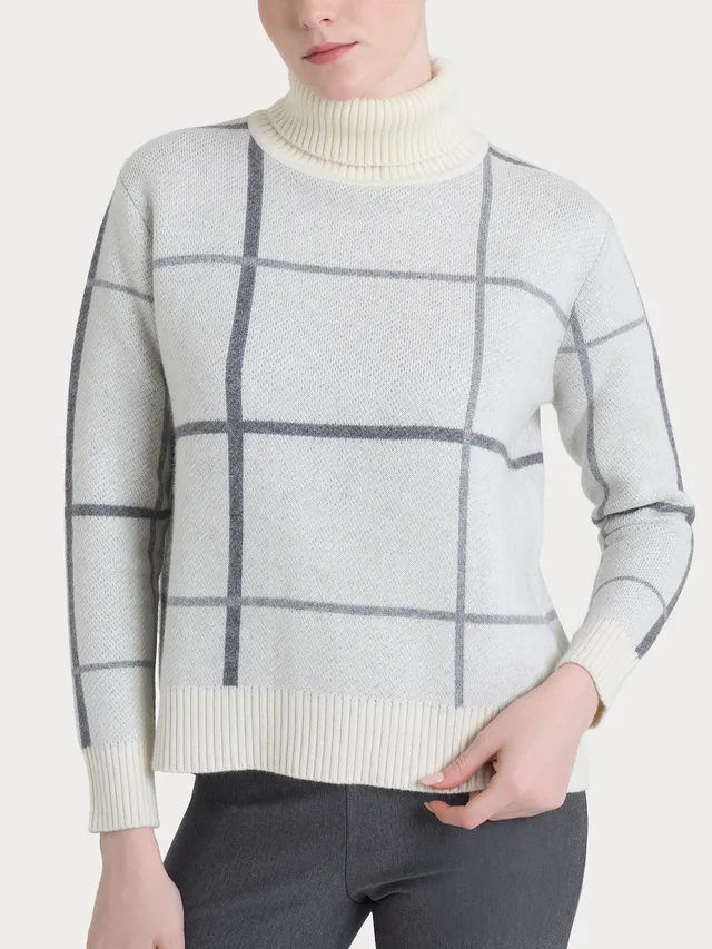 Ragno Natural Soft Dolcevita check quadri Grigio Ferro Mel