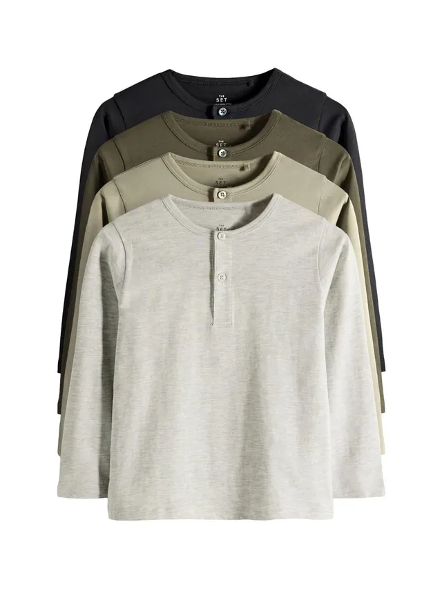 Geo Next The Set maglia ragazzo serafino 4 pezzi manica lunga