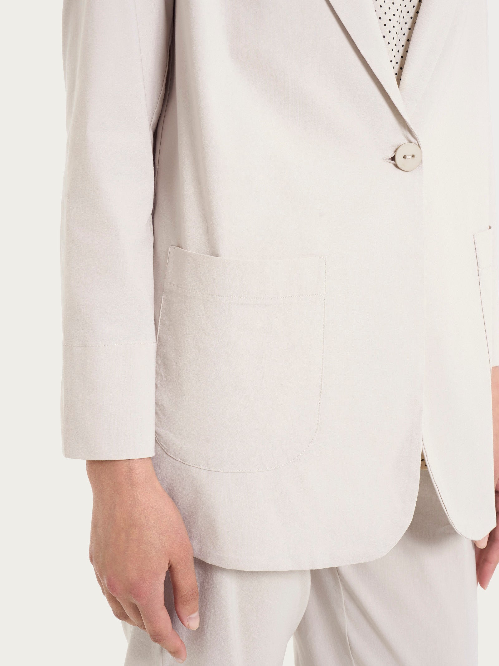Ragno Super Fresh Blazer Leggero Almond Peach un bottone