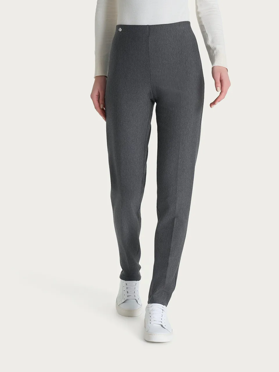 Ragno Compact The Cigarette Pantalone Donna Ardesia skinny