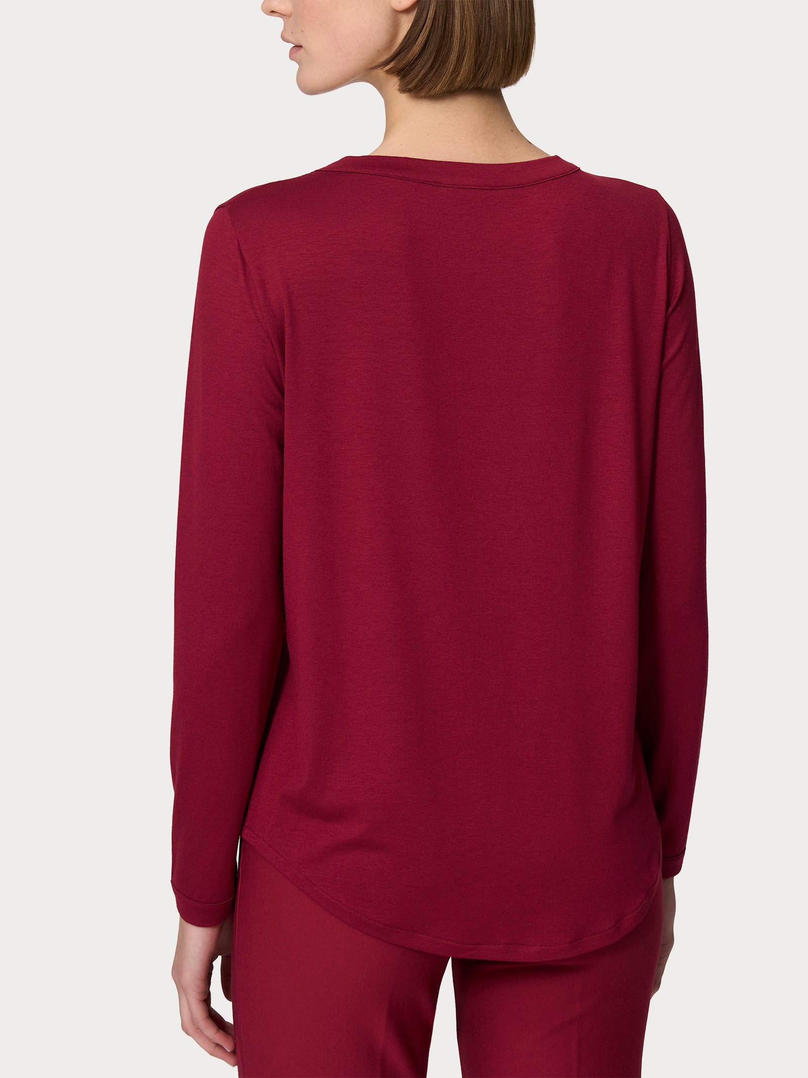 Ragno Revolution Maglietta Manica Lunga Tibetan Red Eco Viscosa