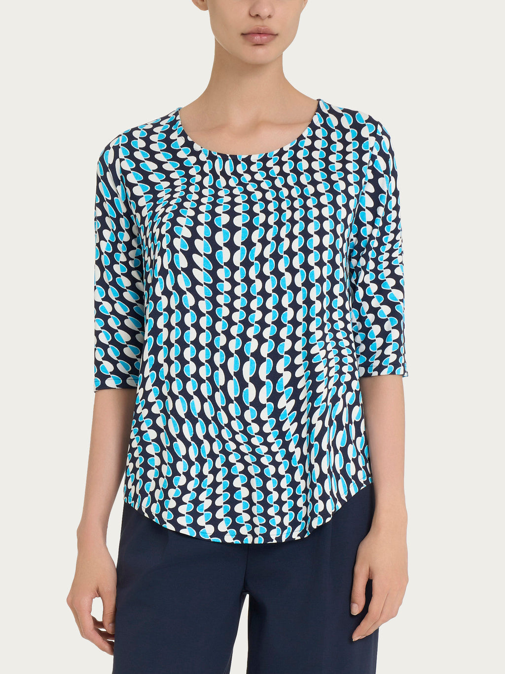 Ragno Maglia Girocollo crêpe fantasia Aquarius