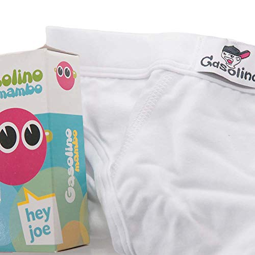 Lady C Gasolino slip bimbo cotone 6 pezzi tinta unita