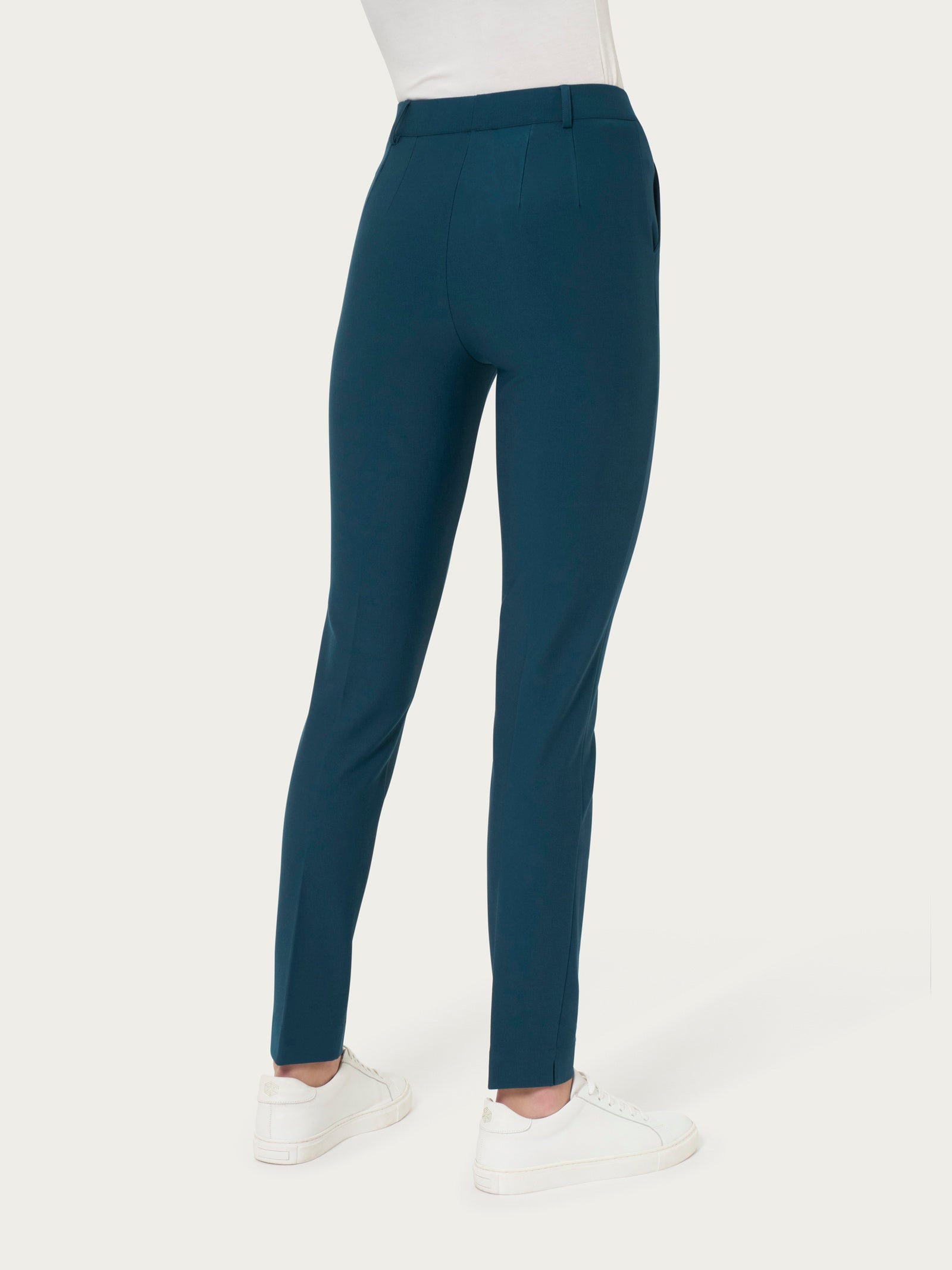 Ragno Compact The Cigarette Pantalone Chino Blu elastico