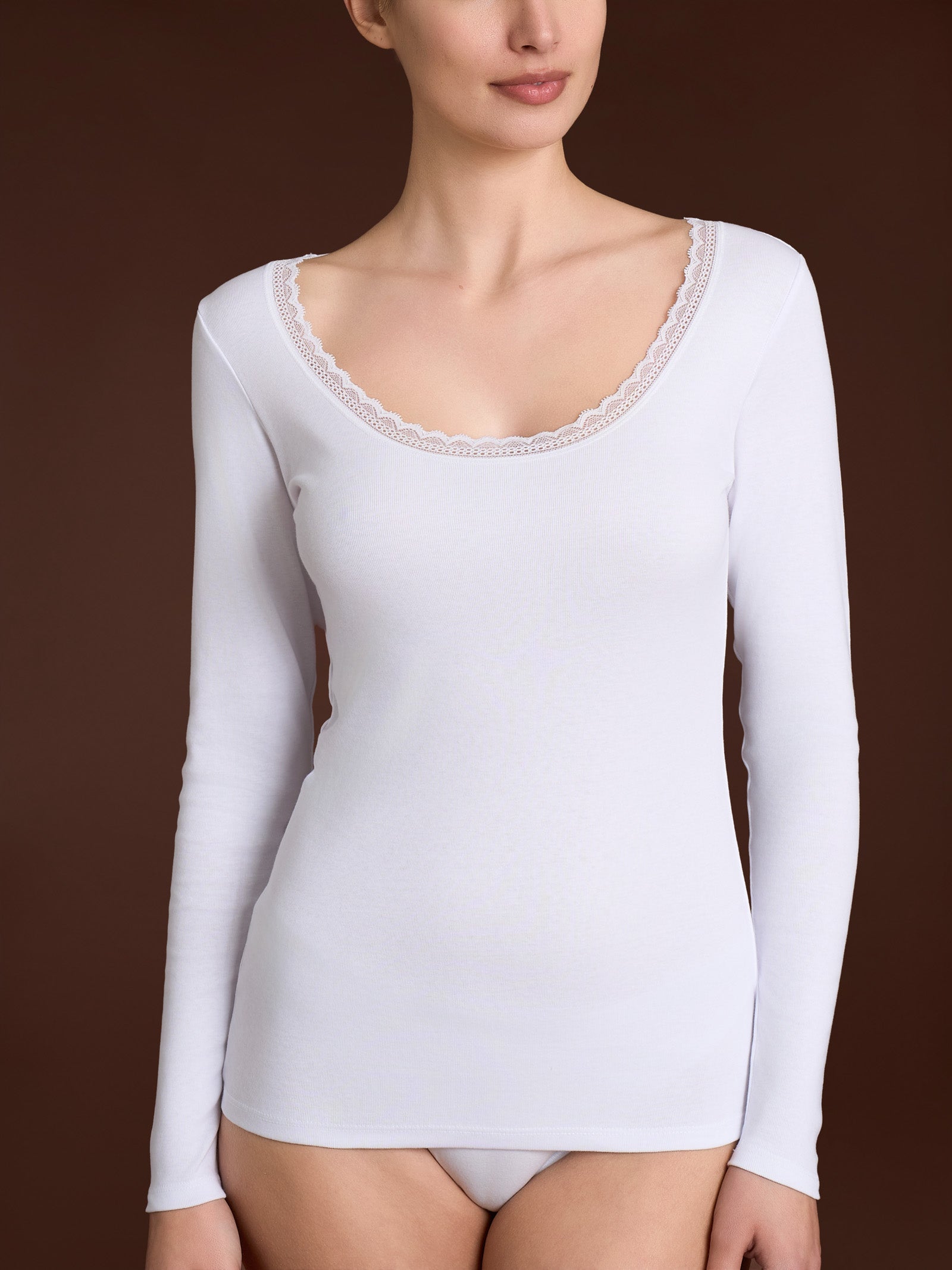 Ragno Thermo Cotton maglietta manica lunga Nero cotone