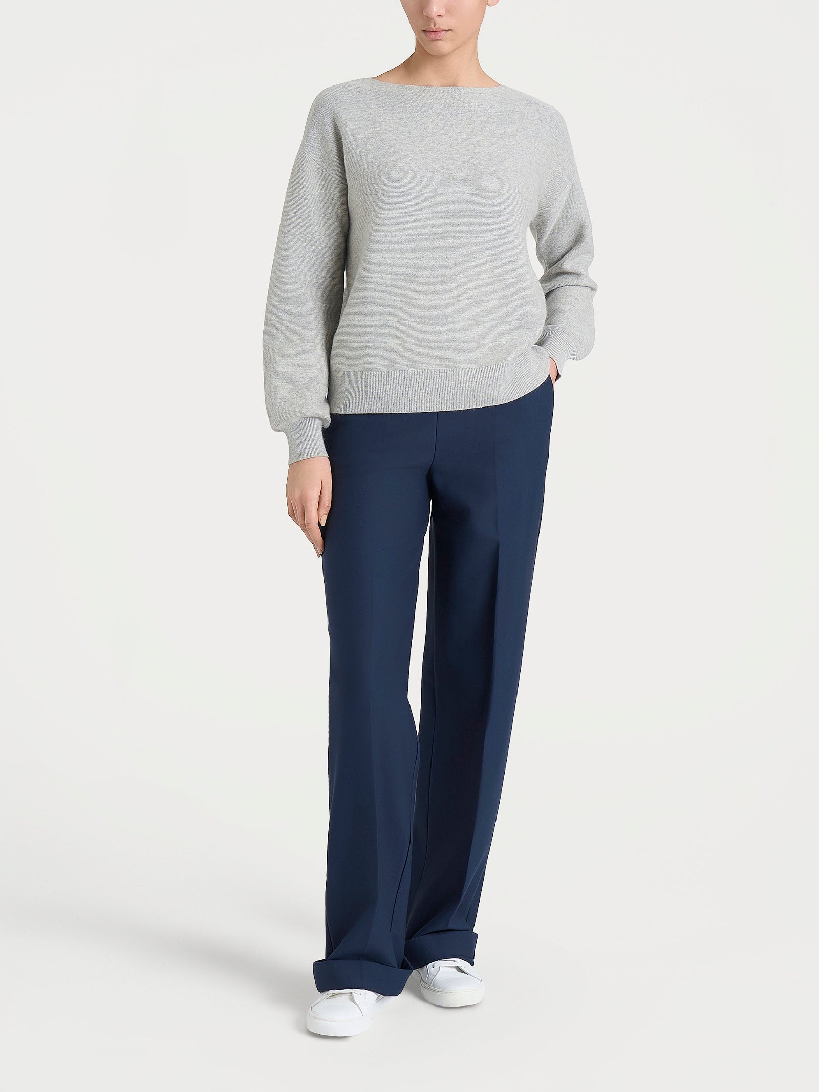 Ragno Natural Soft Maglia Barchetta Ghiaia Mel.