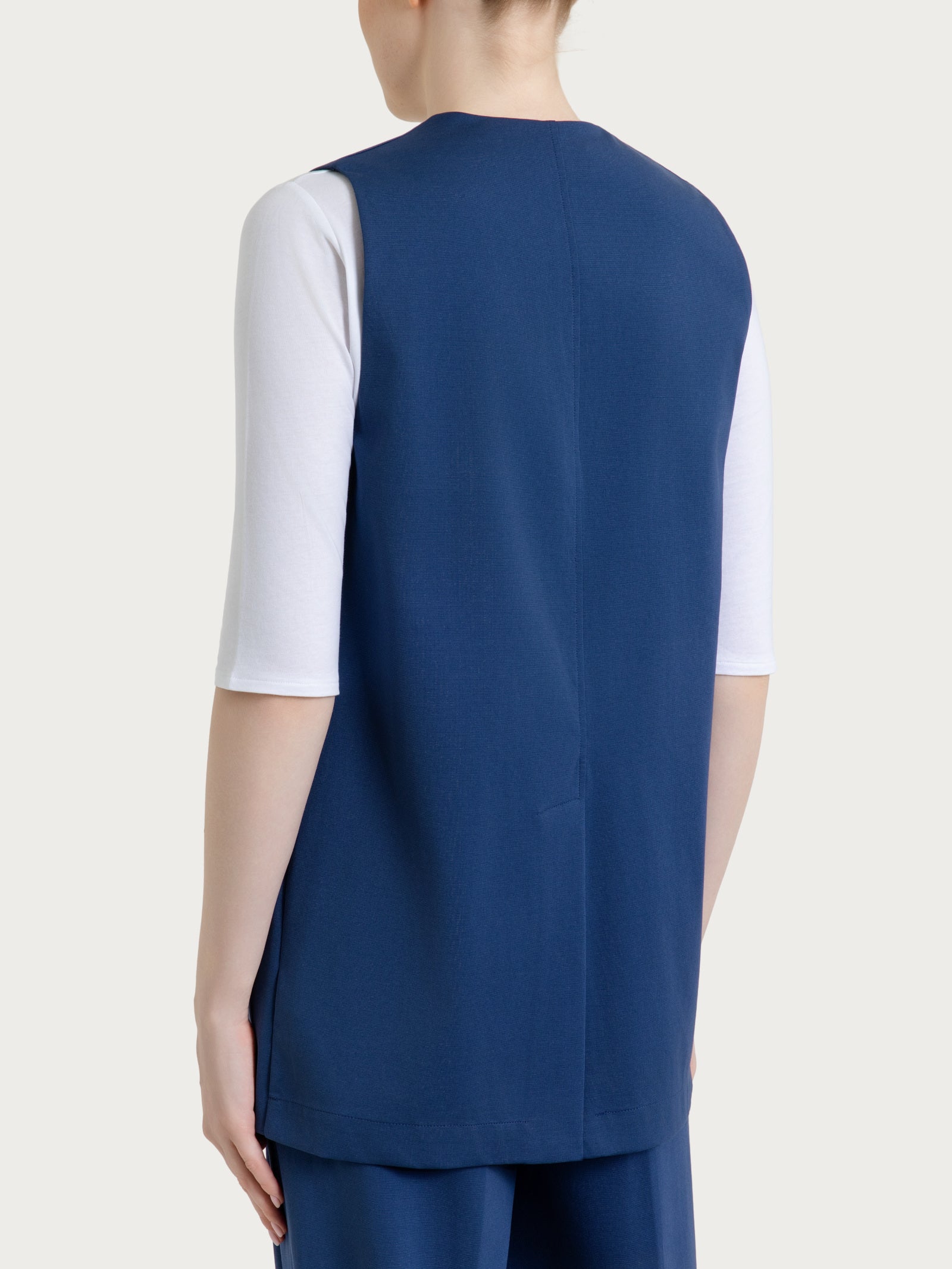 Ragno Compact Light gilet donna blu oceana aperto