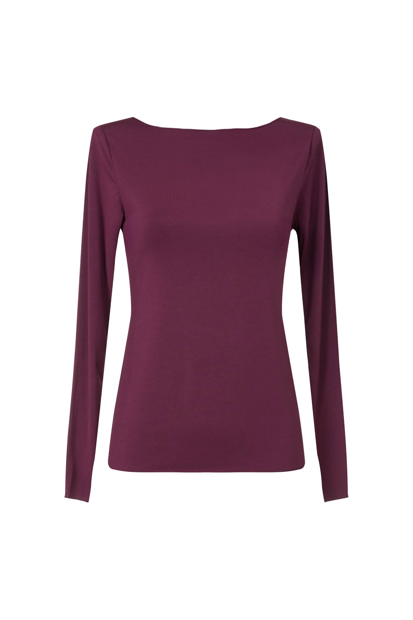 Goldenpoint Maglia Scollo Barchetta Modal Manica Lunga