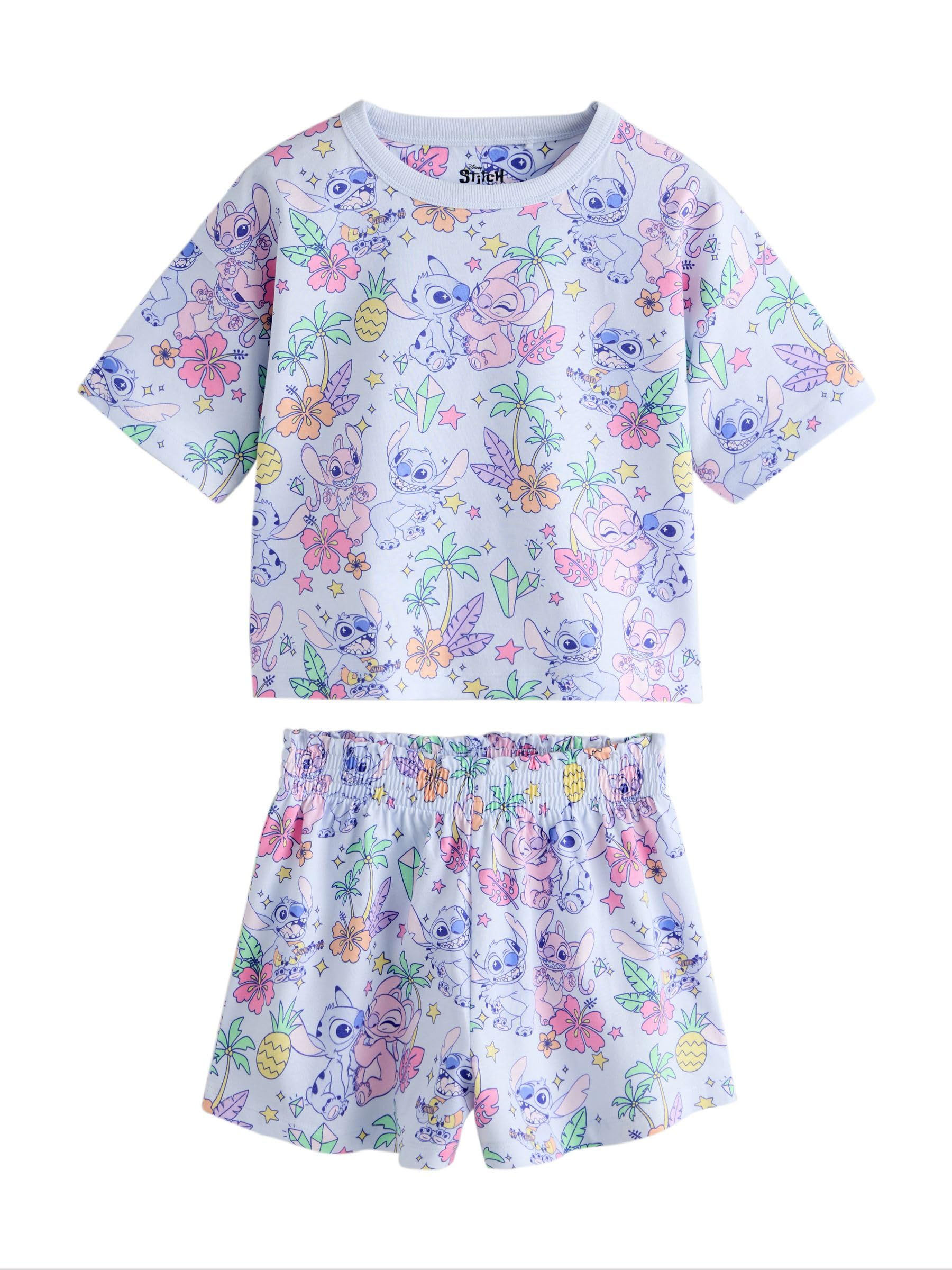 NEXT Ragazza Lilo e Stitch pigiami corti 2 pezzi 116 personaggi