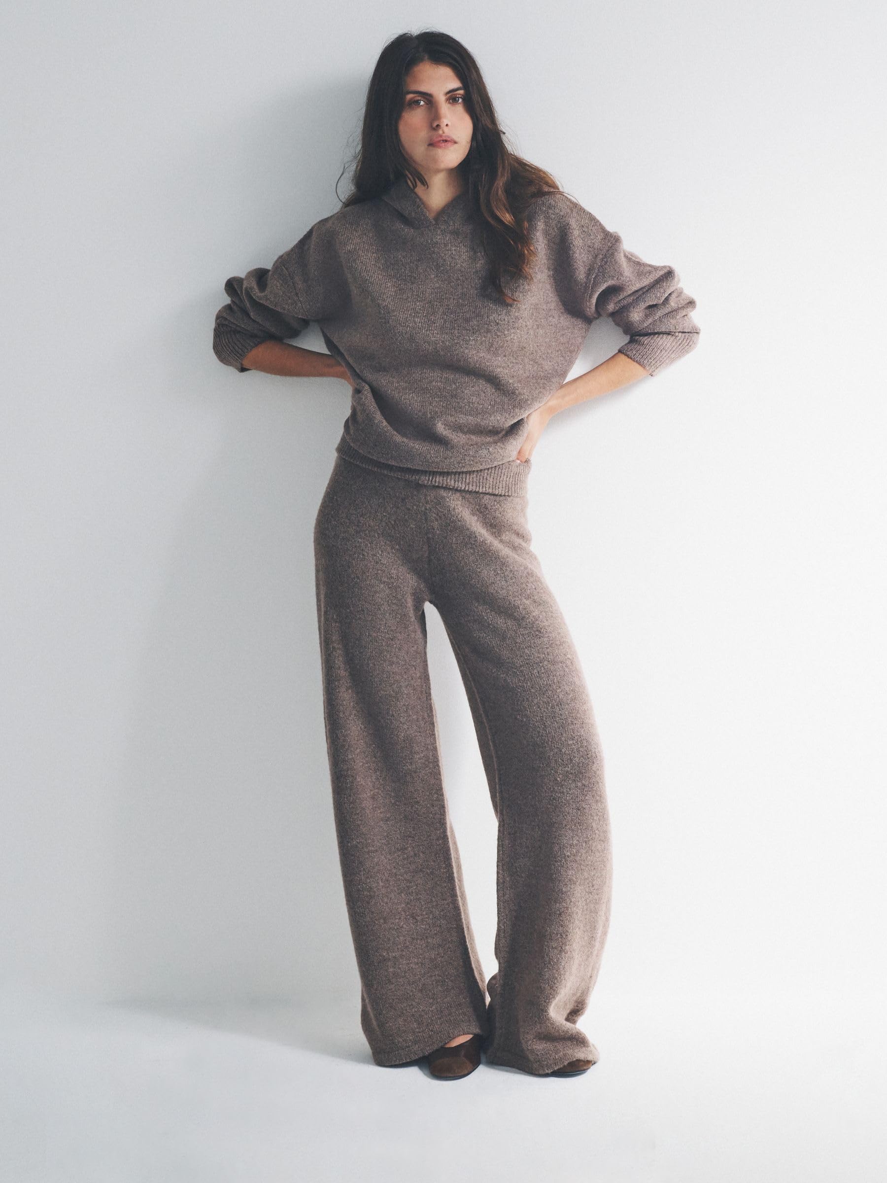 Geo Next The Set Completo Felpa in Maglia con Cappuccio Tuta Donna