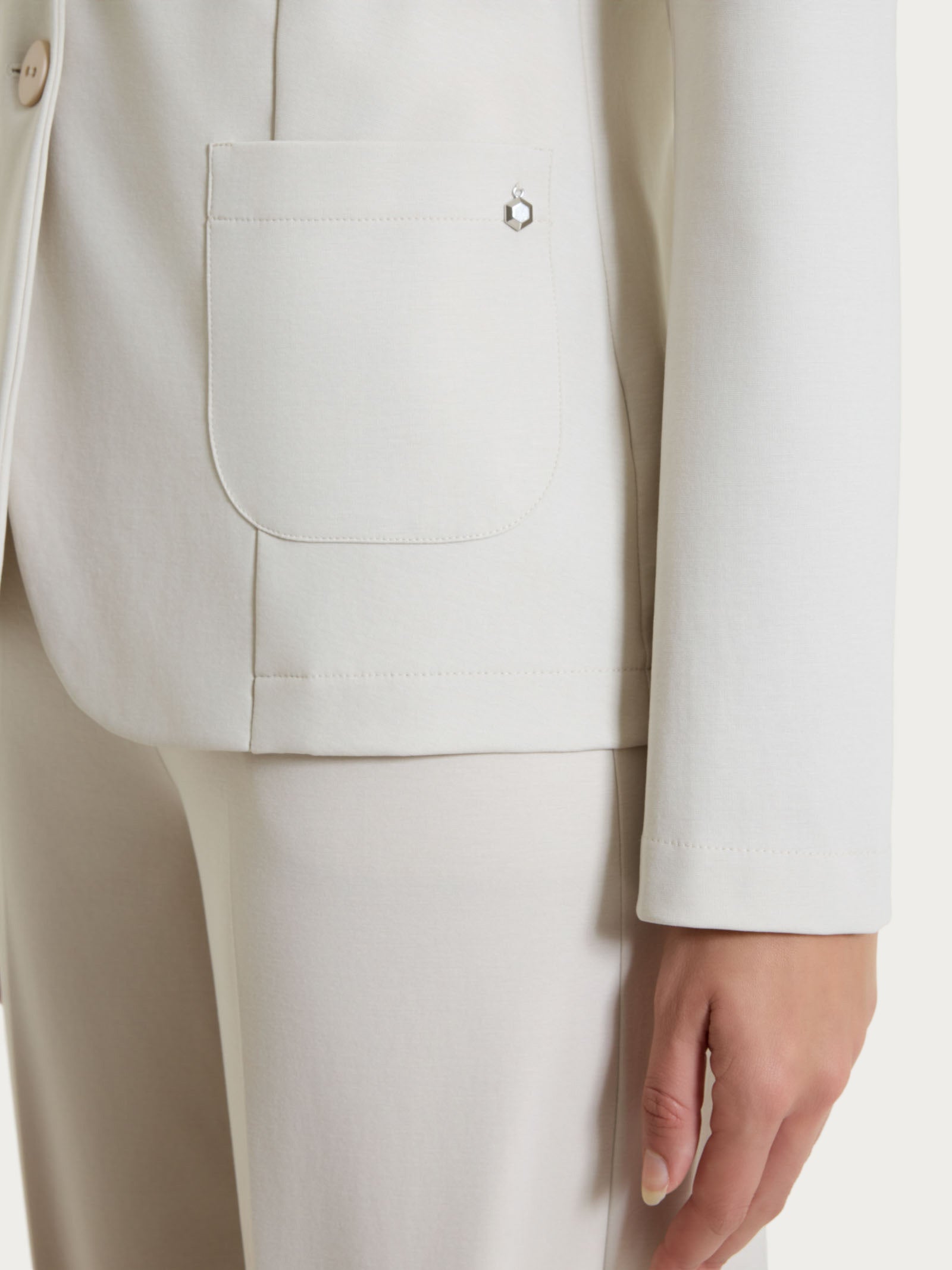 Ragno Compact Light Blazer Due Bottoni Giacca Champignon