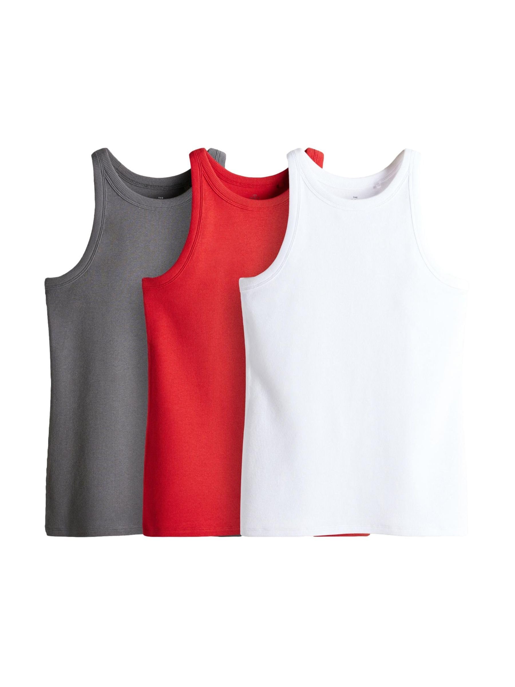 Next The Set canotta coste racerback 3 pezzi elasticizzata