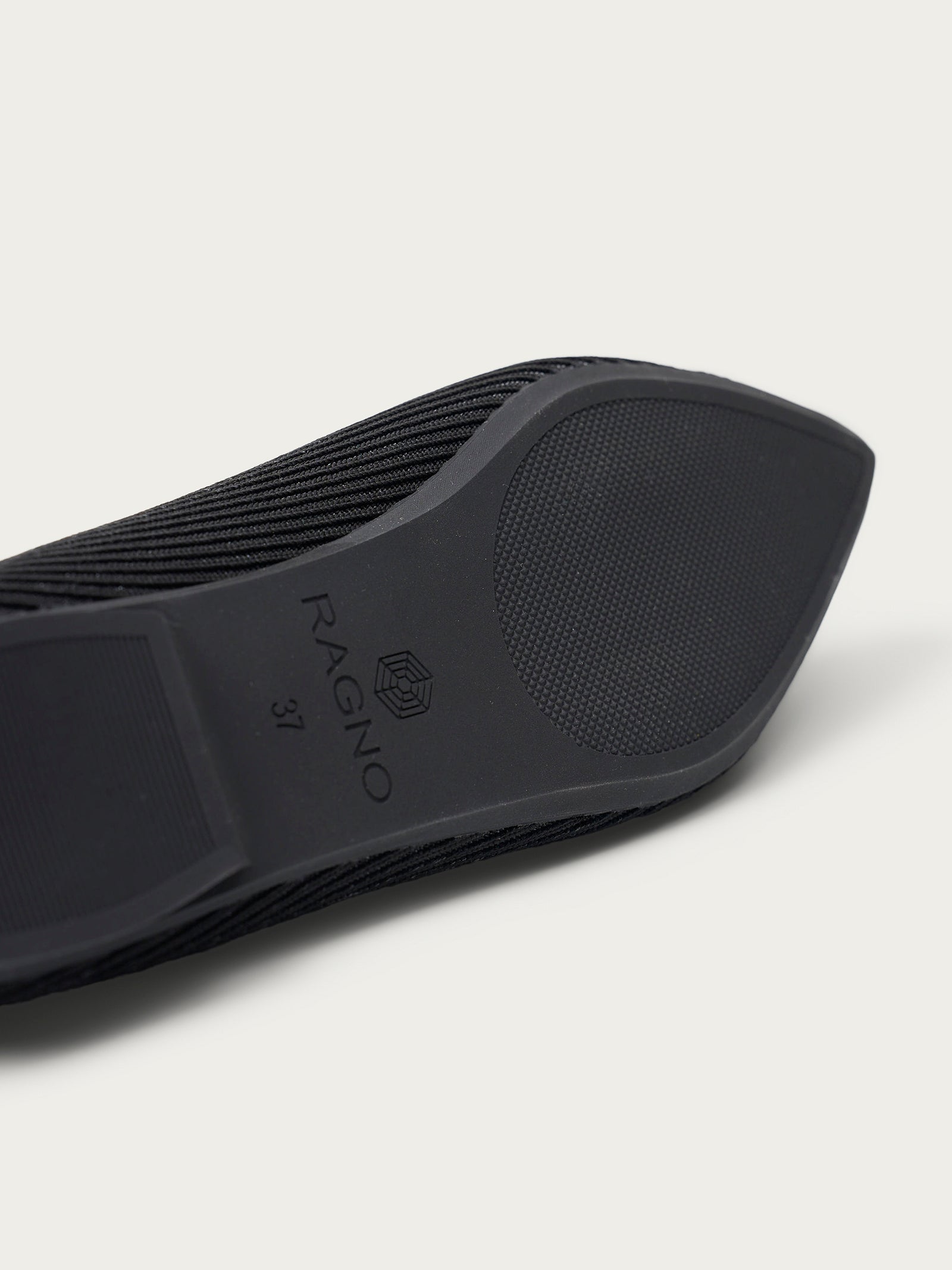 Ragno Ballerine Slip On Maglia Nere Memory Foam