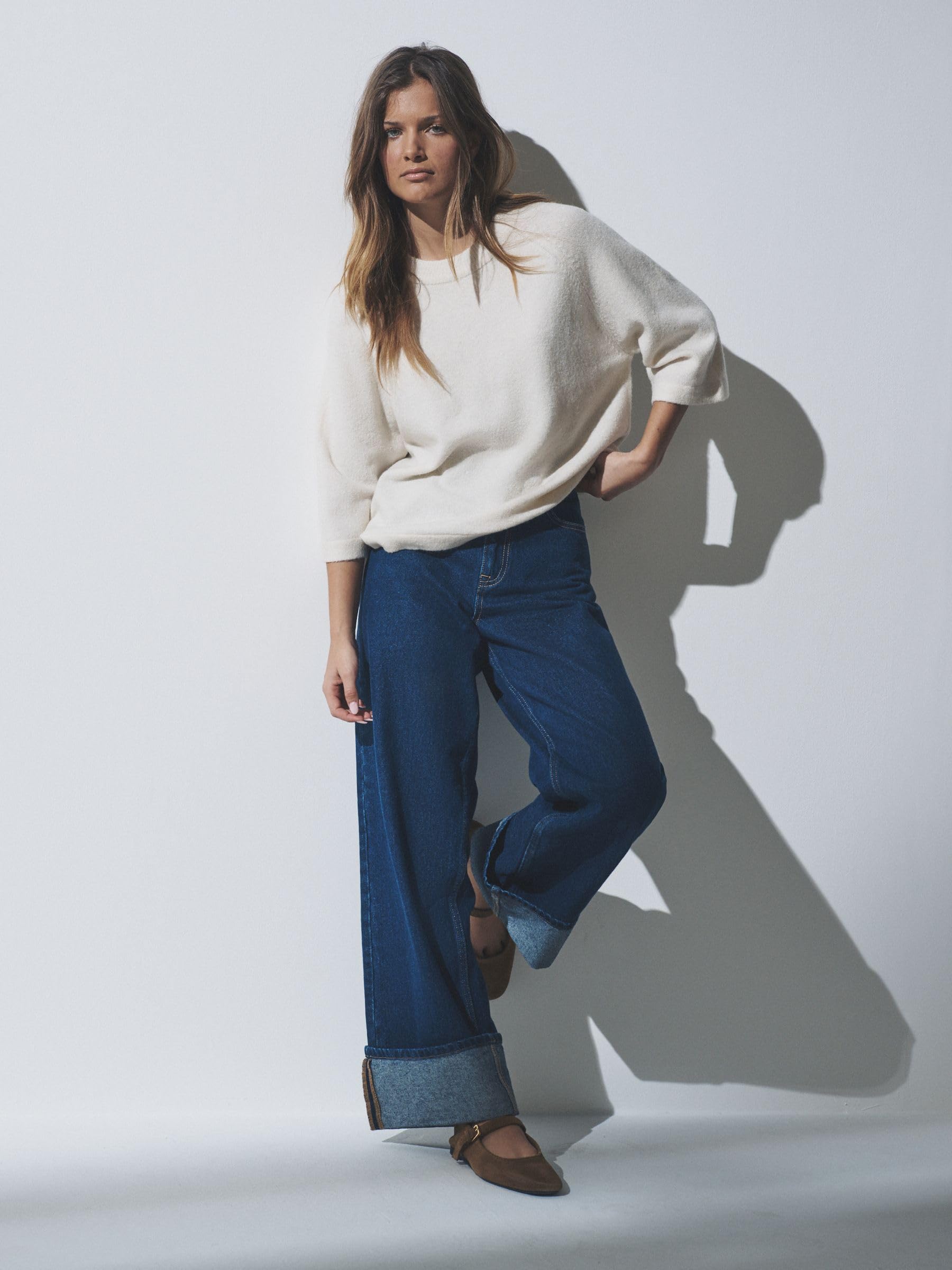 Geo Next The Set Maglietta Girocollo Maglia con Lana 3 Pezzi