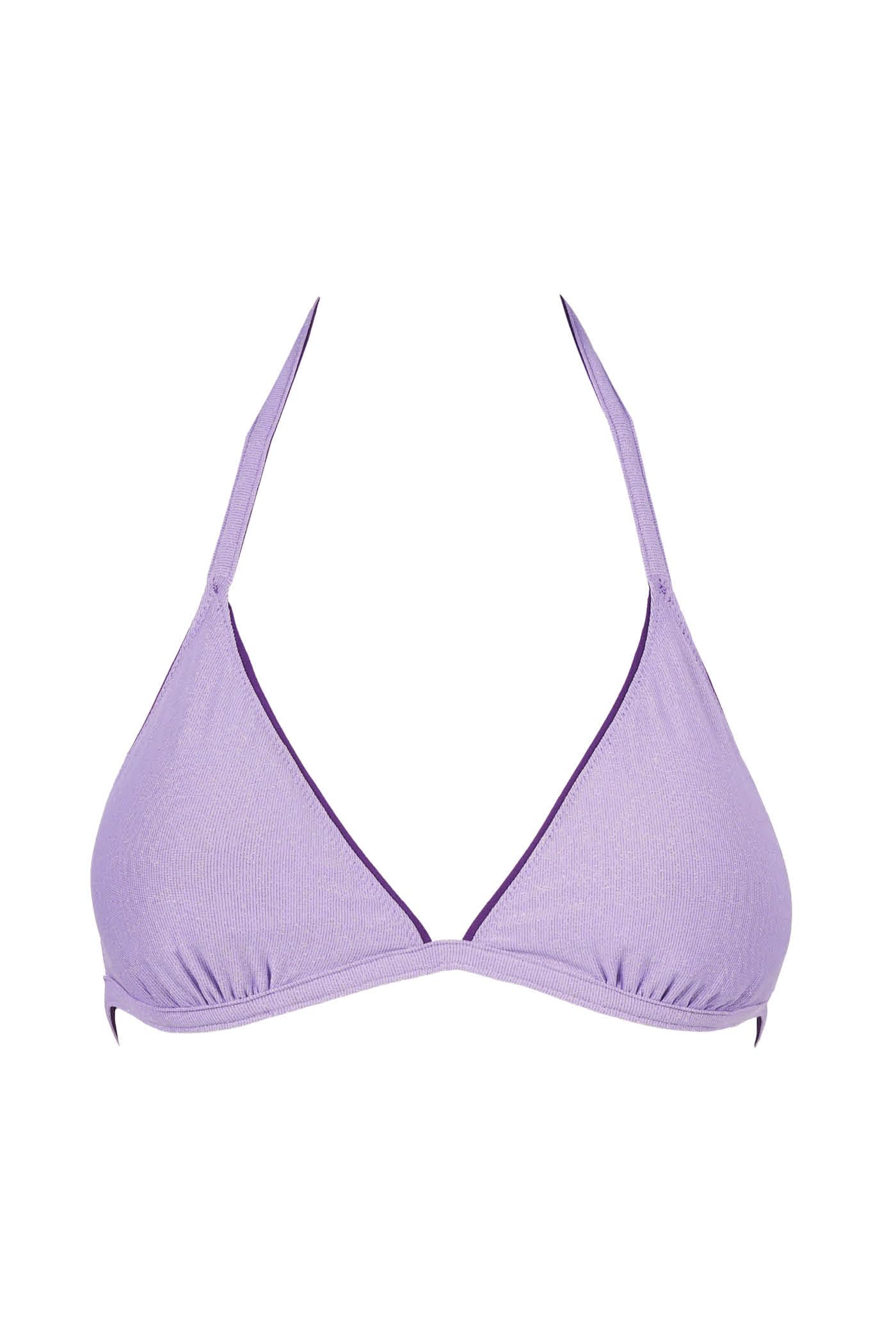 Goldenpoint Lamè top bikini triangolo fisso lurex taglia 1B