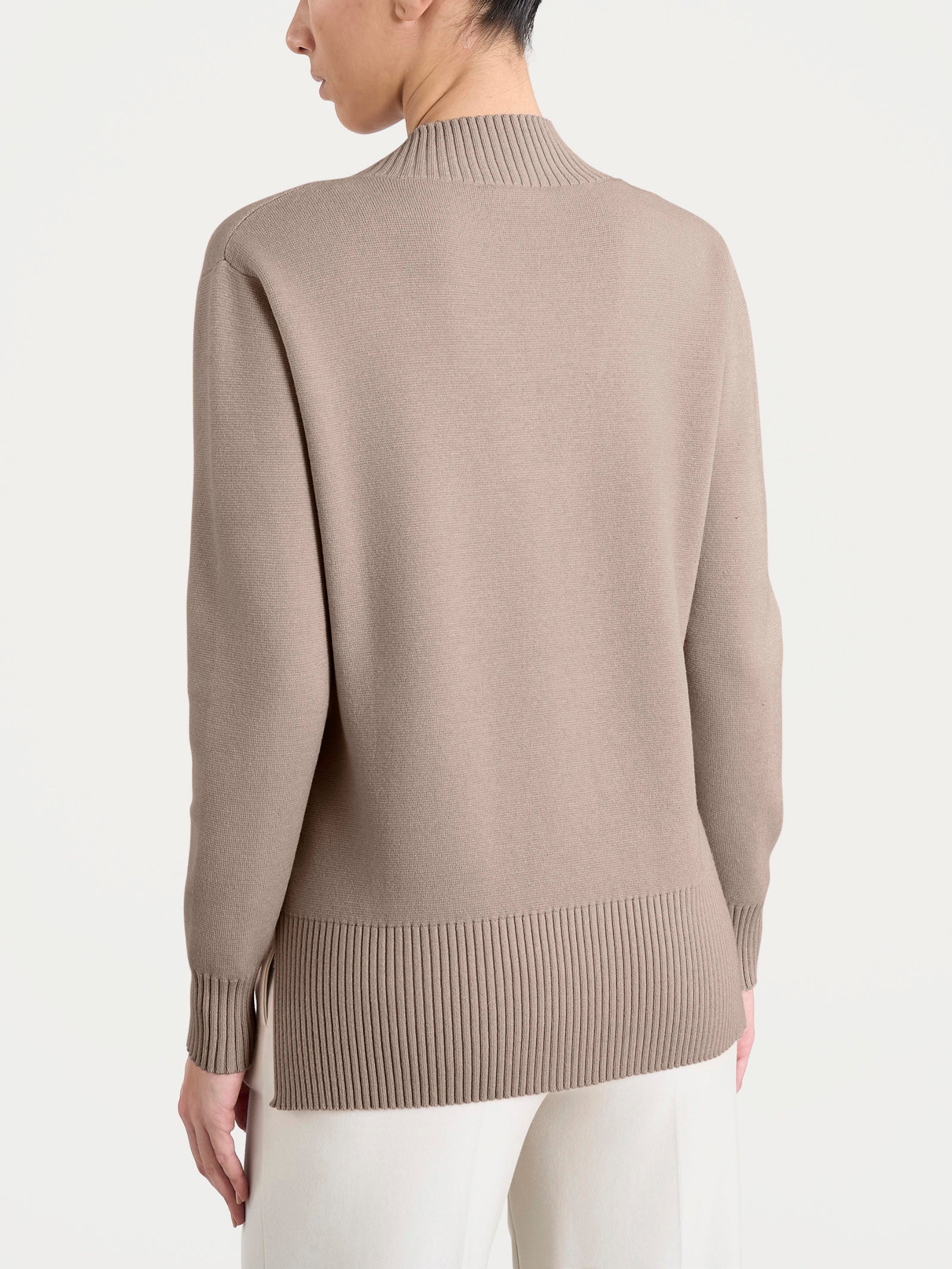 Ragno Perfetta Revolution Maglia Asimmetrica Scollo V Super Soft Cammello